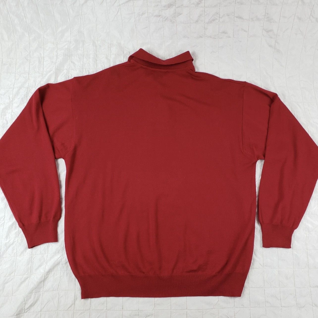 Vintage Giasone Long Sleeve Polo Sweater Merino Wool Size US XL / EU 56 / 4 - 5 Thumbnail