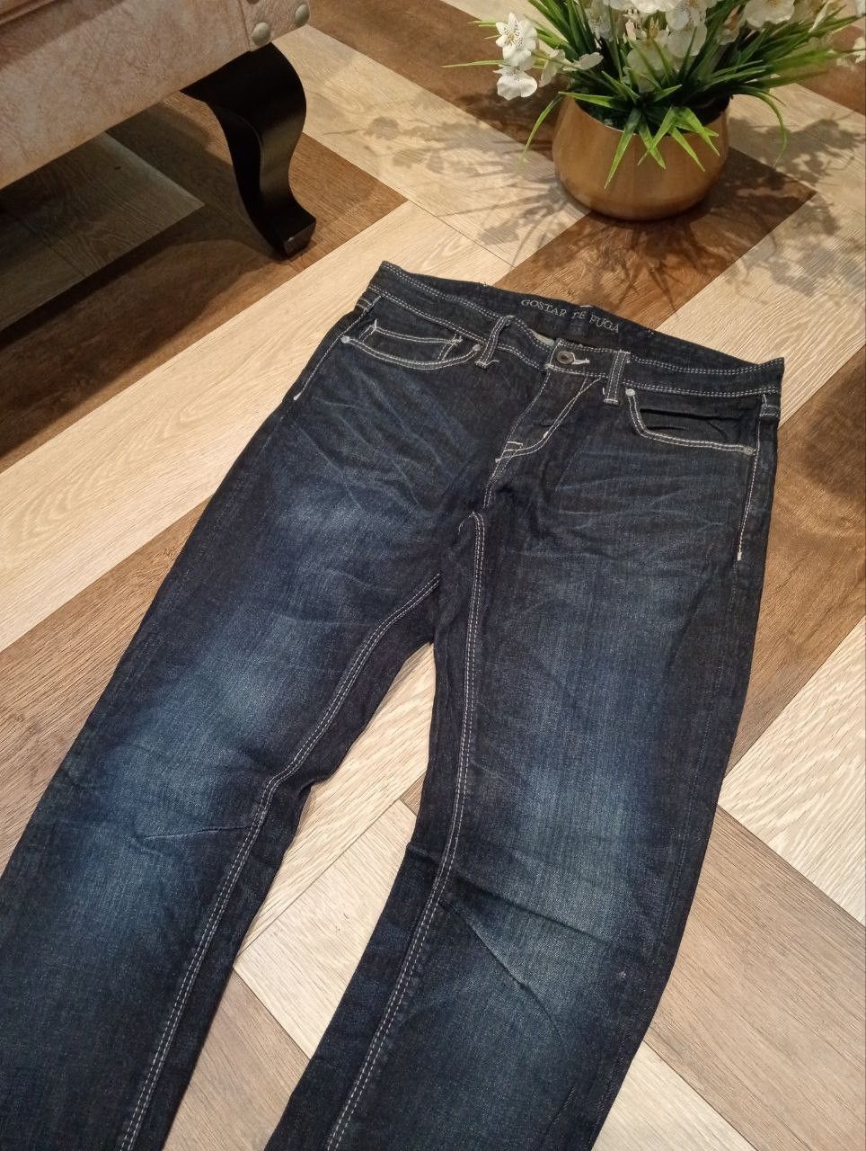 GOSTAR DE FUGA GOSTAR DE FUGA JAPAN BLUE WASHED DENIM PANTS Size US 31 - 4 Thumbnail
