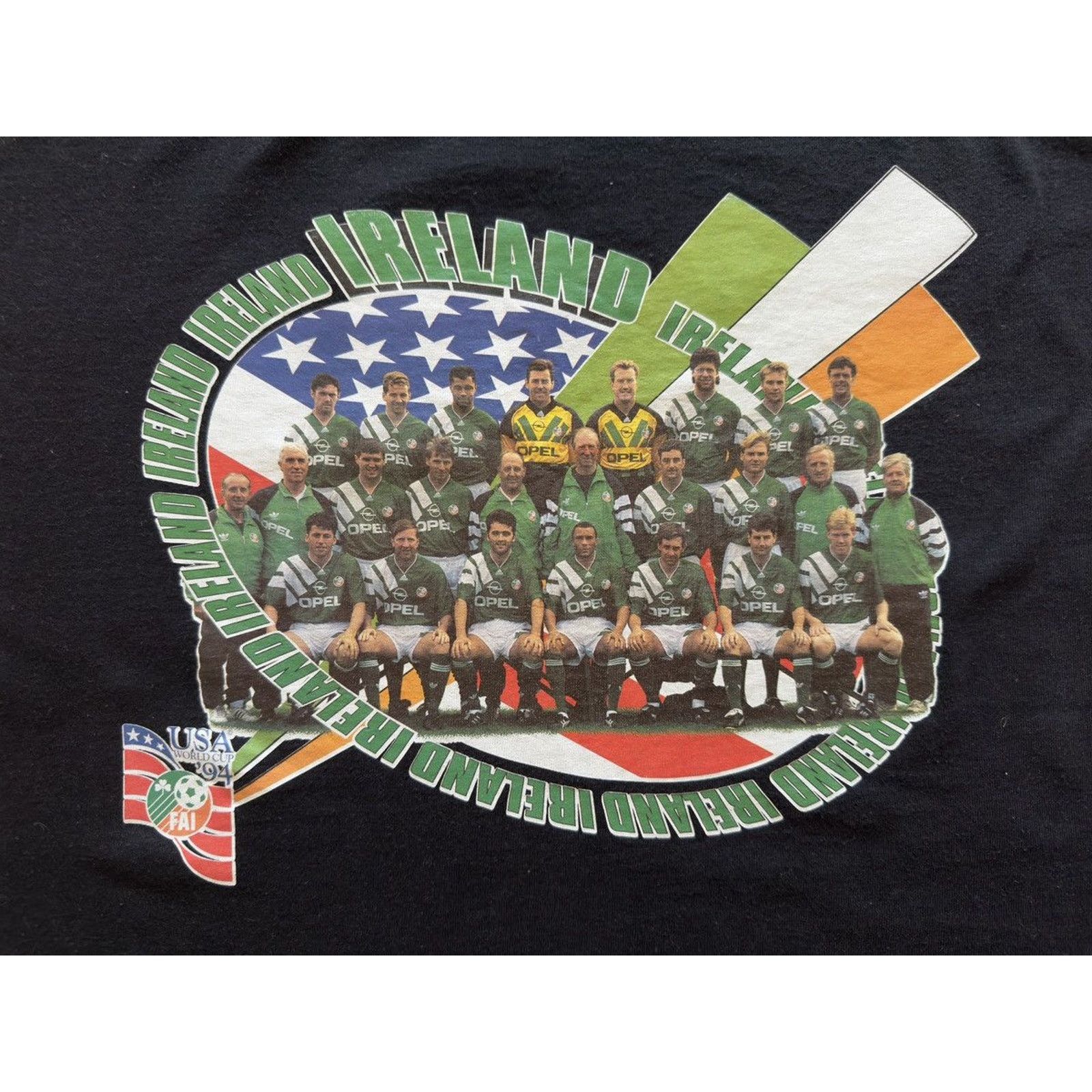 Vintage Vintage Screen 94 USA world cup Ireland single stitch tee Size US L / EU 52-54 / 3 - 2 Thumbnail