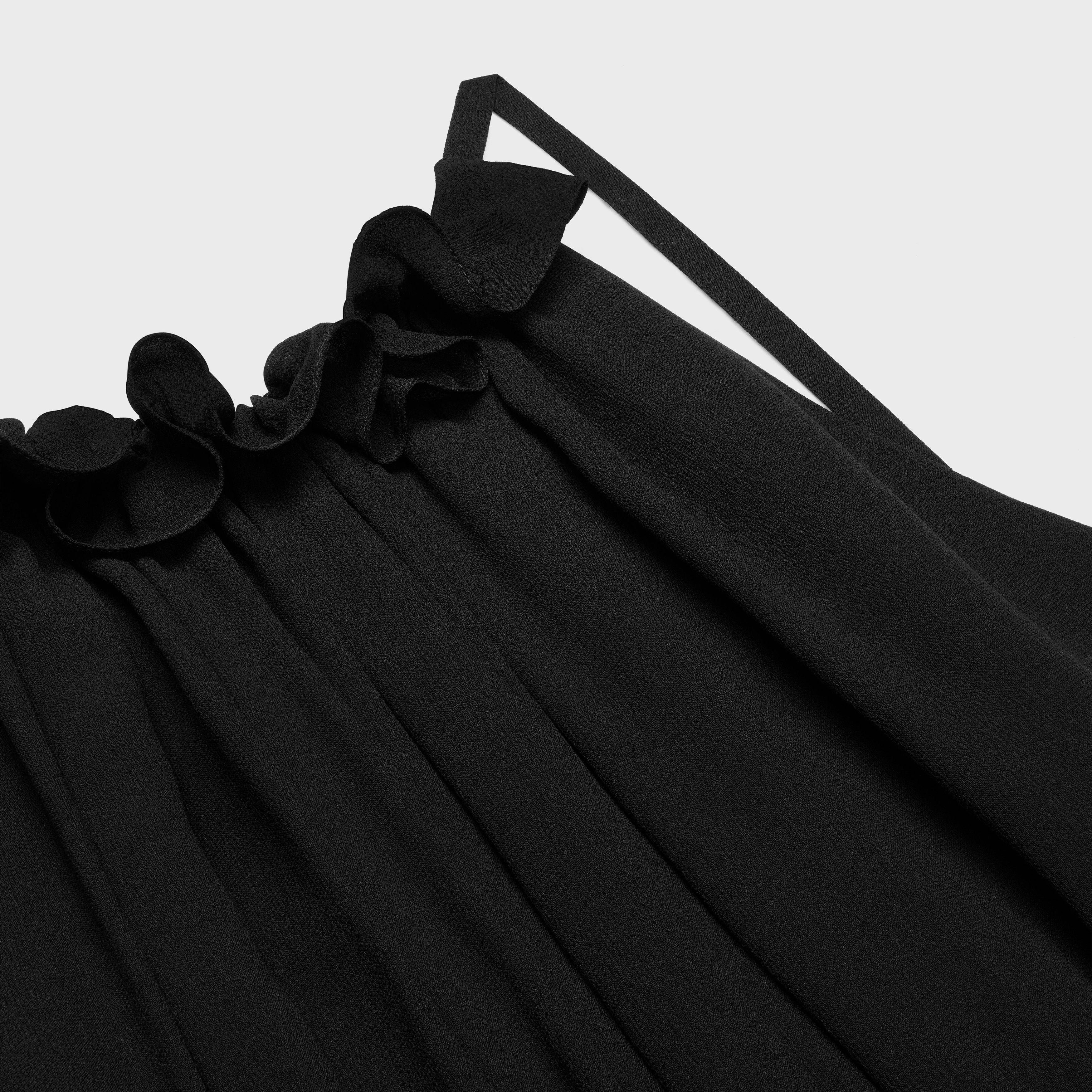 Celine o1w1db10925 2R52L856C Long Open Back Dress in Black Size M / US 6-8 / IT 42-44 - 3 Thumbnail