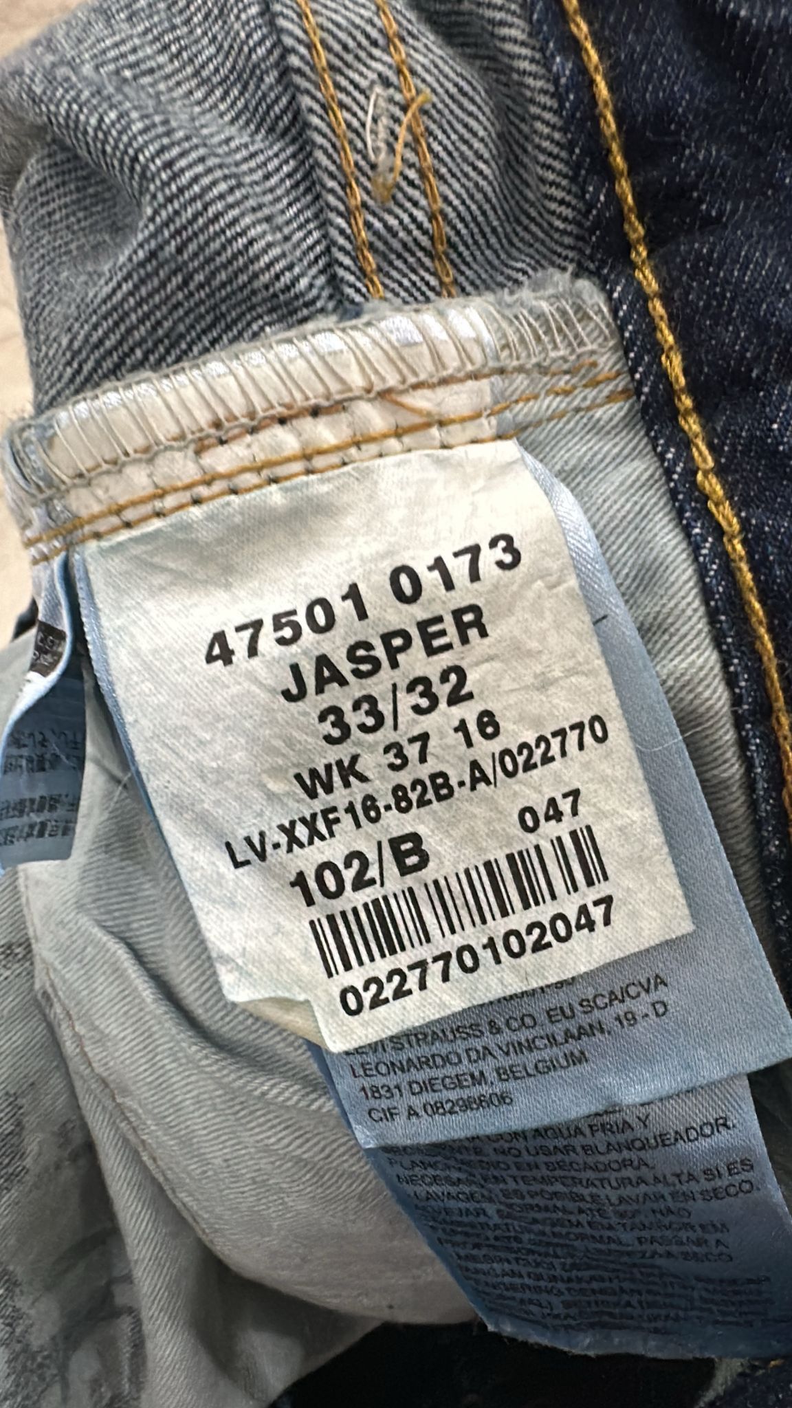 Levi's Vintage Clothing LVC Levi's Vintage Clothing 1947 501XX BigE Selvedge Jeans Size US 33 - 8 Thumbnail