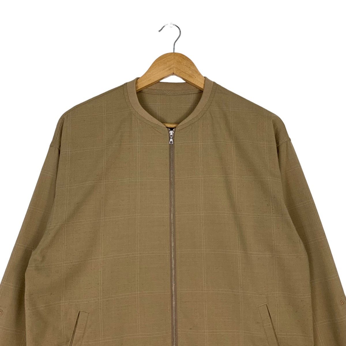 Japanese Brand 6 RAGEBLUE Checked Brown Bomber Jacket #1159-C53 Size US S / EU 44-46 / 1 - 2 Thumbnail