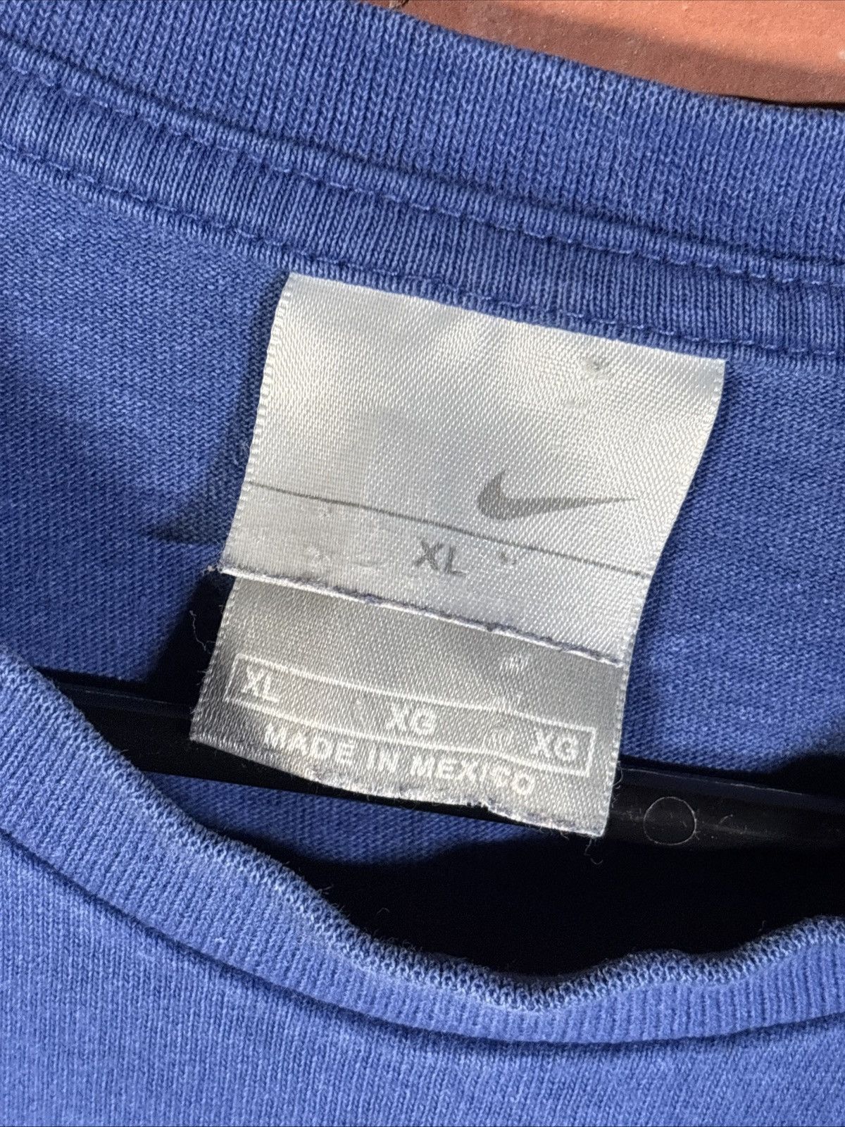 Nike Vintage Y2k Nike Shirt 2000s Silver Tag Swoosh Spell Out XL Size US XL / EU 56 / 4 - 4 Thumbnail