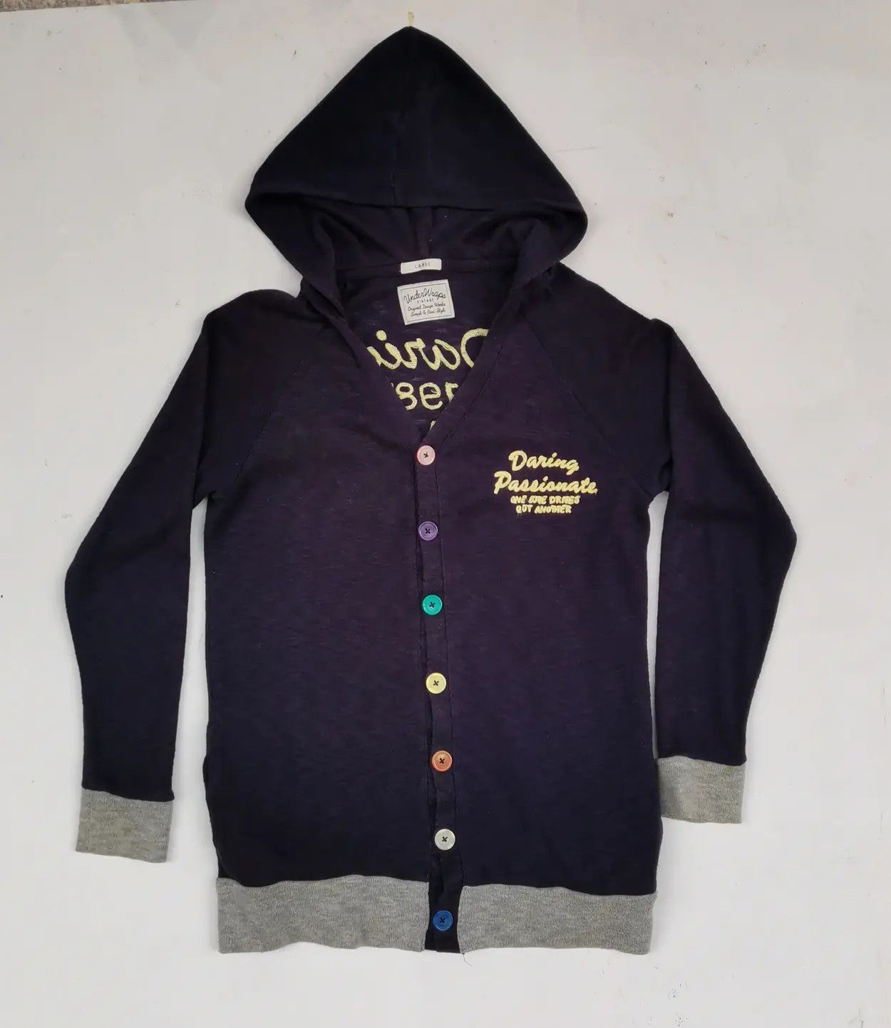 Japanese Brand Rare!!! Daring 1987 Passionate Embroidered Logo Sweatshirt Size US L / EU 52-54 / 3 - 8 Thumbnail
