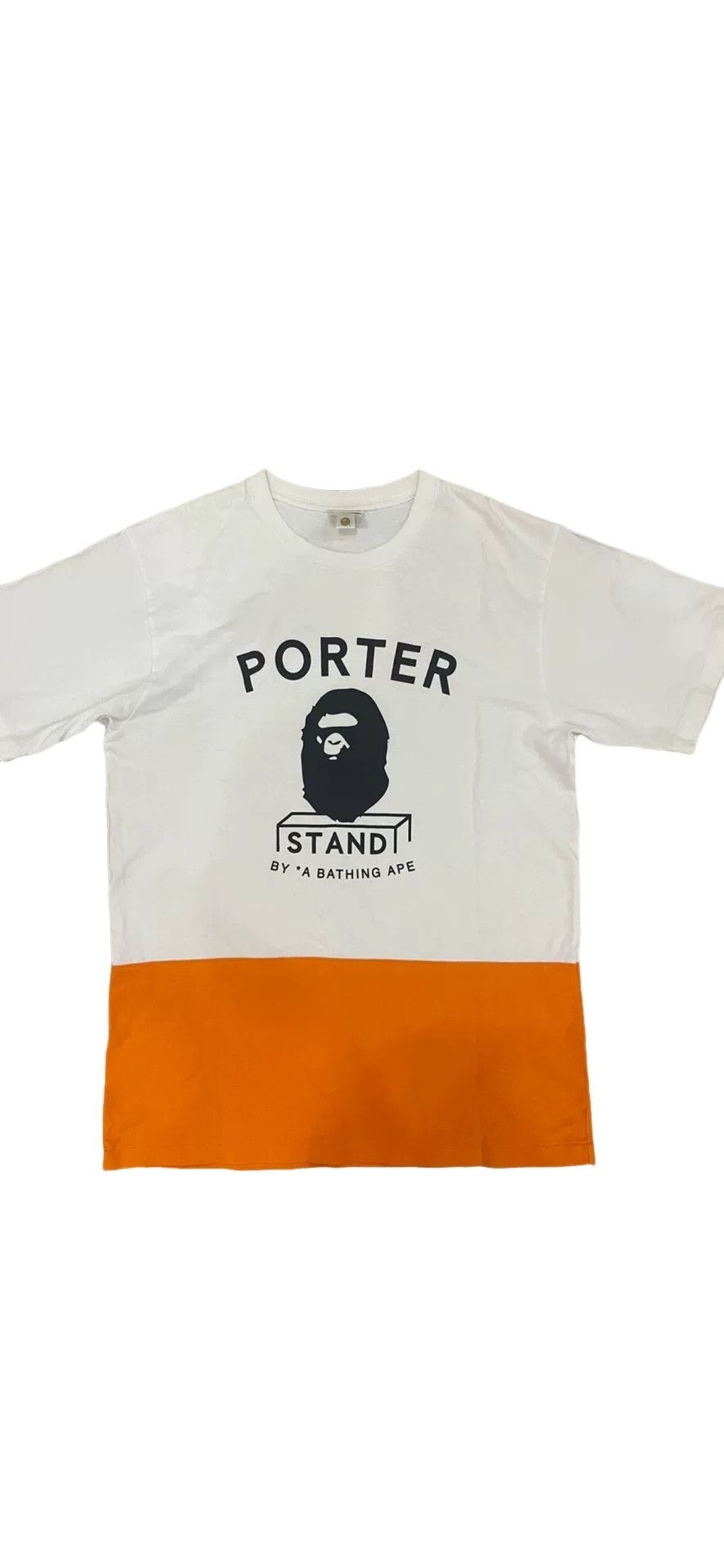 Bape BAPE x Porter Logo Short Sleeve T-Shirt Size L Size US L / EU 52-54 / 3 - 1 Thumbnail
