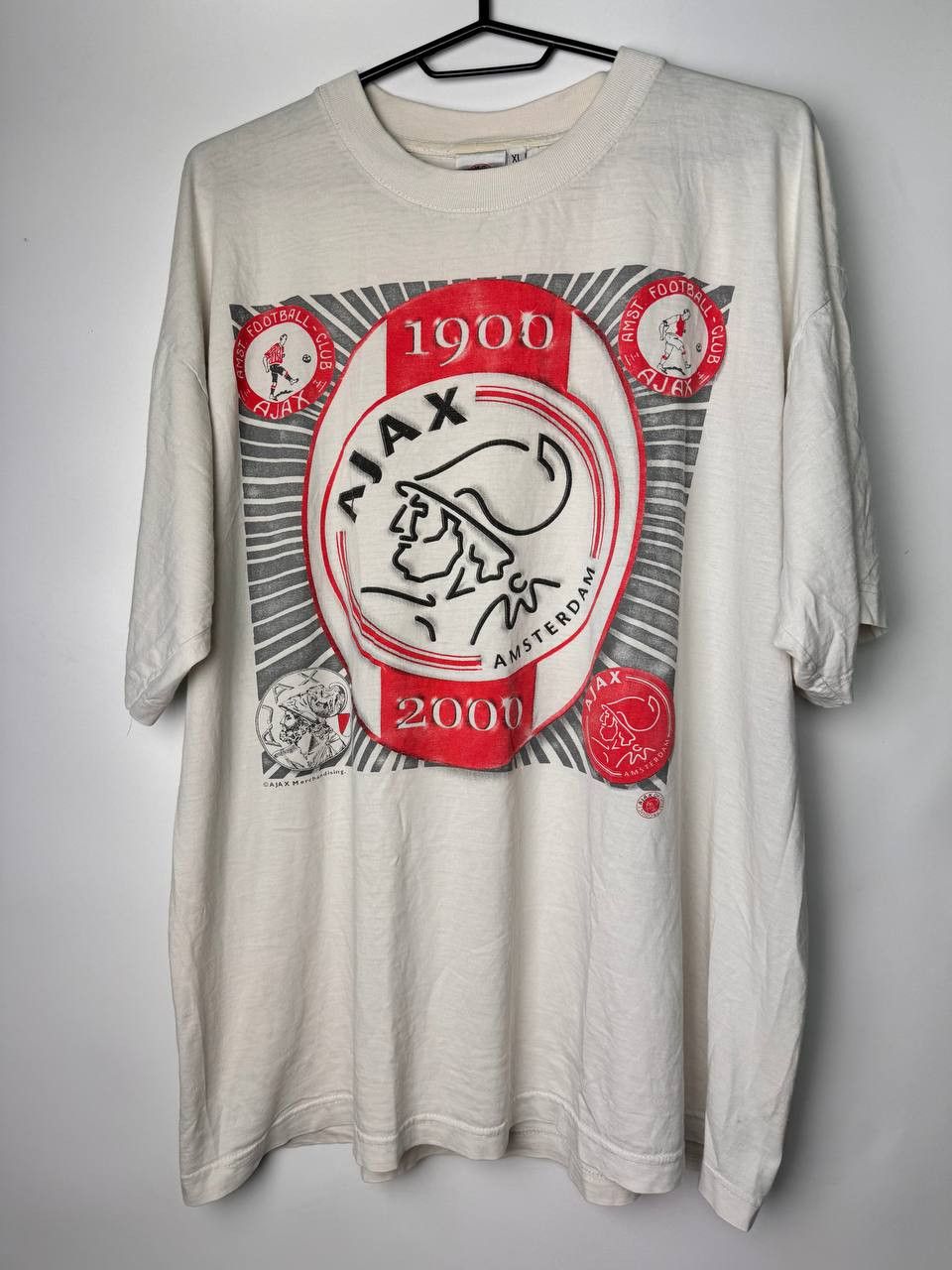 Vintage Vintage Ajax Amsterdam Football Team T-shirt size XL Size US XL / EU 56 / 4 - 1 Thumbnail