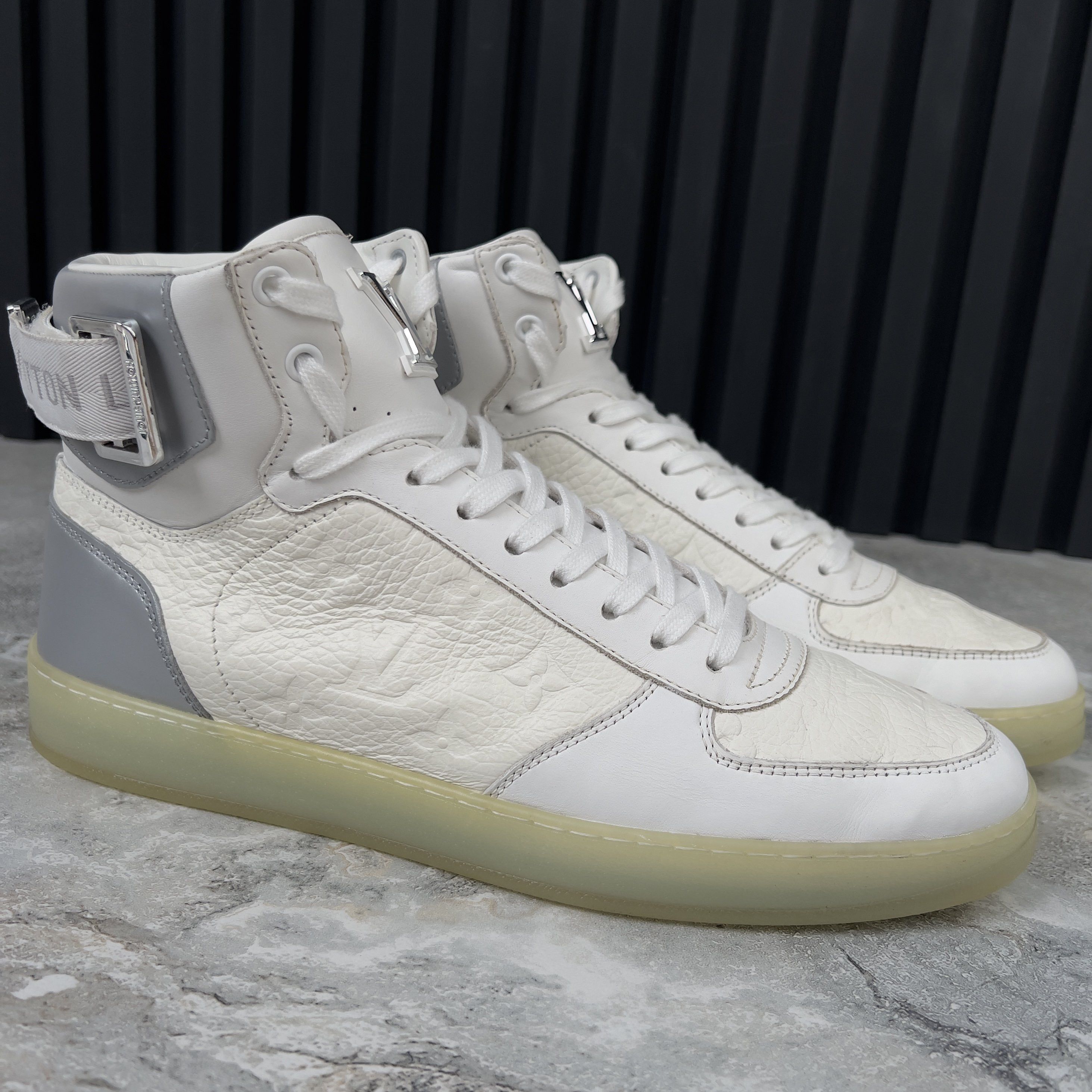Louis Vuitton Rivoli High Top Sneaker Leather Size US 8.5 / EU 41-42 - 5 Thumbnail