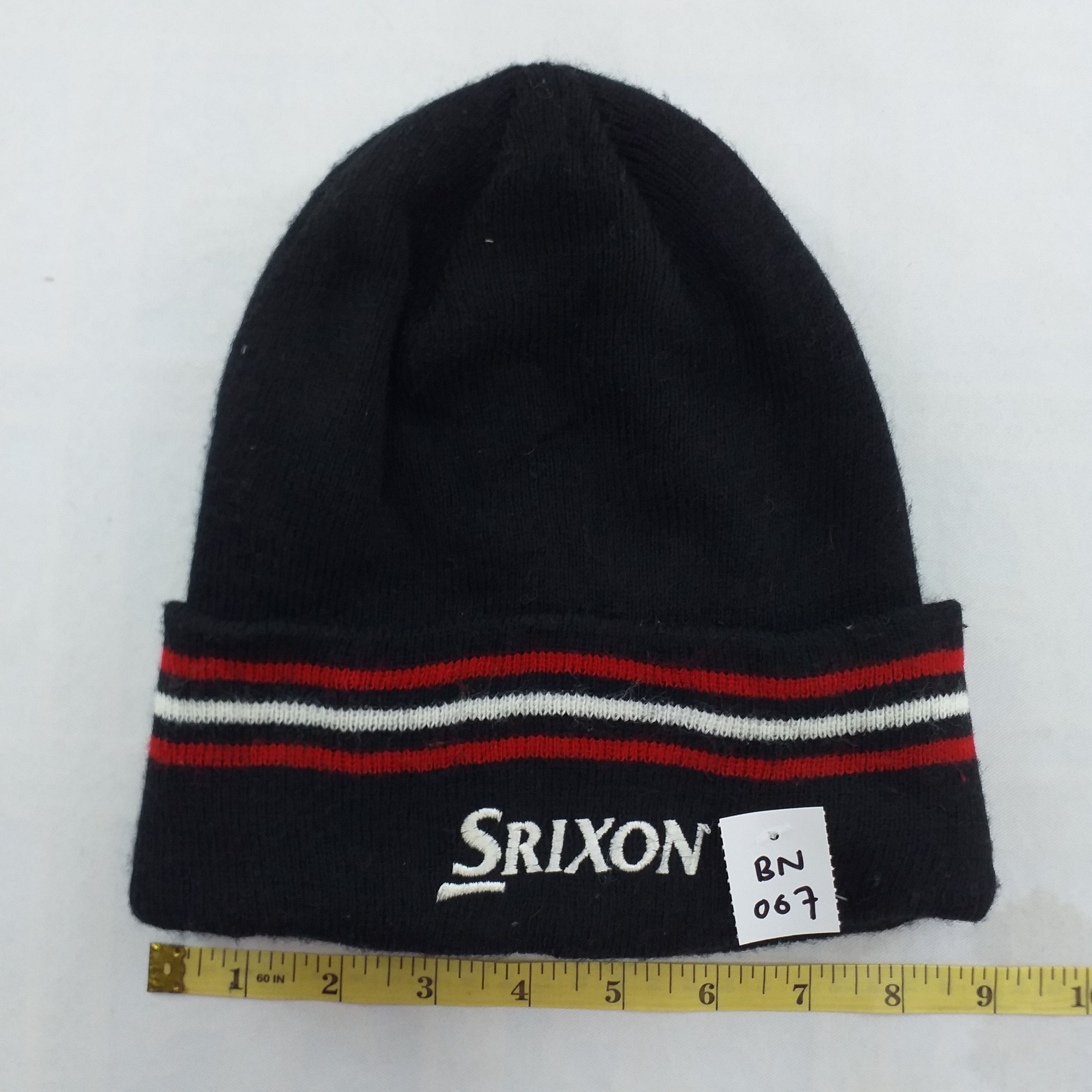 Japanese Brand Srixon Embroidery Spell Out Snow Cap Hat Beanie -BN067 Size ONE SIZE - 3 Thumbnail
