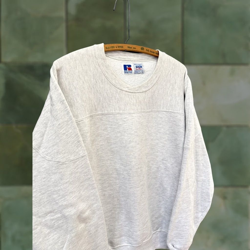 Russell Athletic VINTAGE Russell Athletic Sweatshirt Gray 80s Pullover Size L Men Size US L / EU 52-54 / 3 - 1 Thumbnail