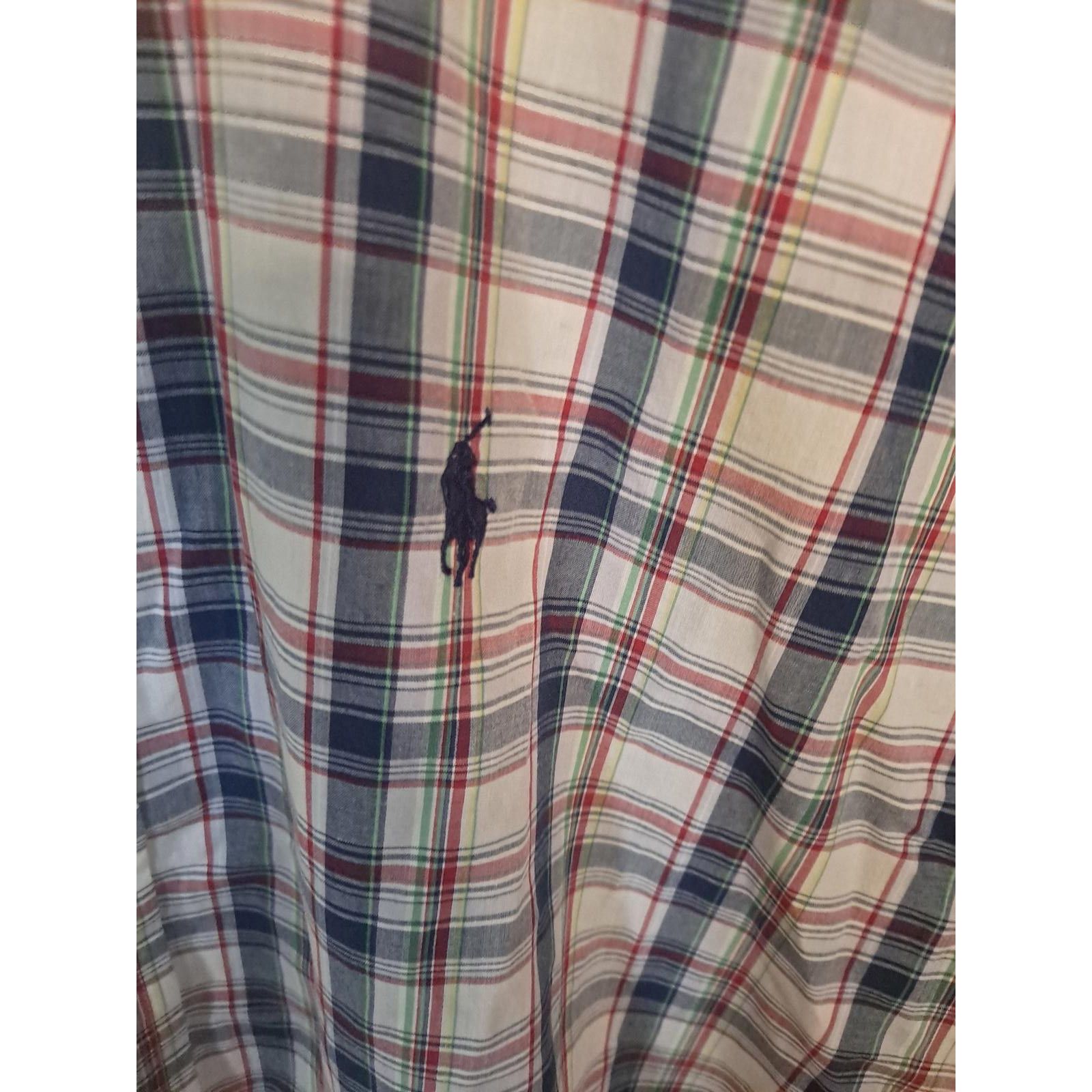 Ralph Lauren Ralph Lauren Blake Plaid Blue, White and Red Button Down Siz Size US XL / EU 56 / 4 - 3 Thumbnail