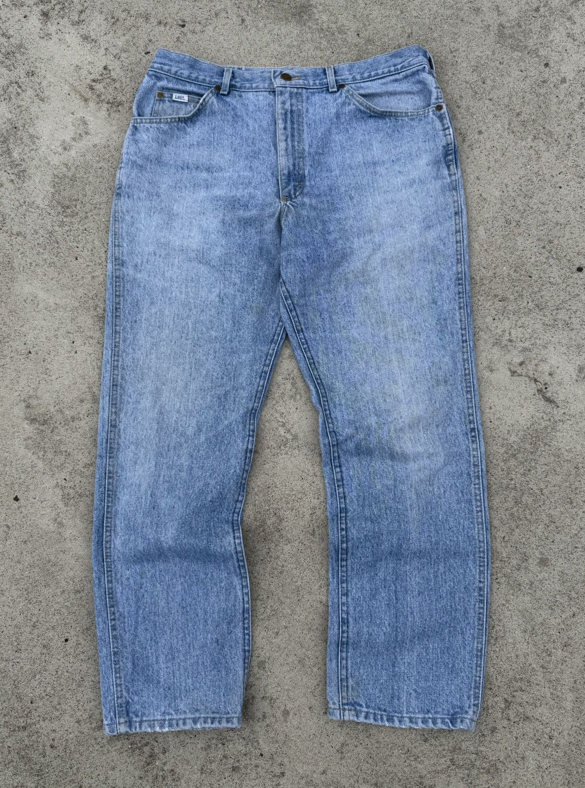 Lee × Vintage Vintage 80’s Lee Riders Jeans 36x30 Made in USA 100% Cotton Size US 36 / EU 52 - 1 Thumbnail