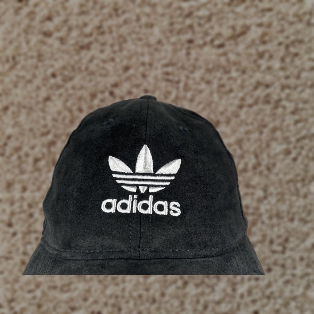 Adidas adidas Hat Cap Strap Back Womens One Size Gray Polyester Cotton Blend 3 Stripes Baseball Cap - Women - One Size - Gray - Cotton Polyester - 3 Stripes Size ONE SIZE - 1 Thumbnail