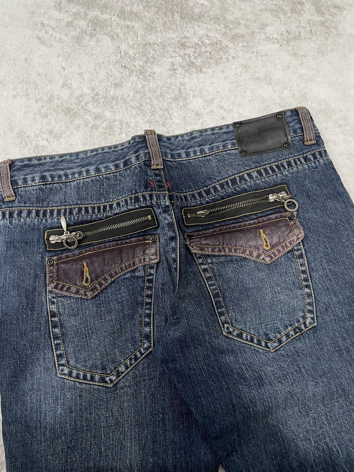 Hysteric Glamour × If Six Was Nine × Le Grande Bleu (L.G.B.) 2000s premium japan Seditionaries flared denim y2k style Size US 34 / EU 50 - 8 Thumbnail