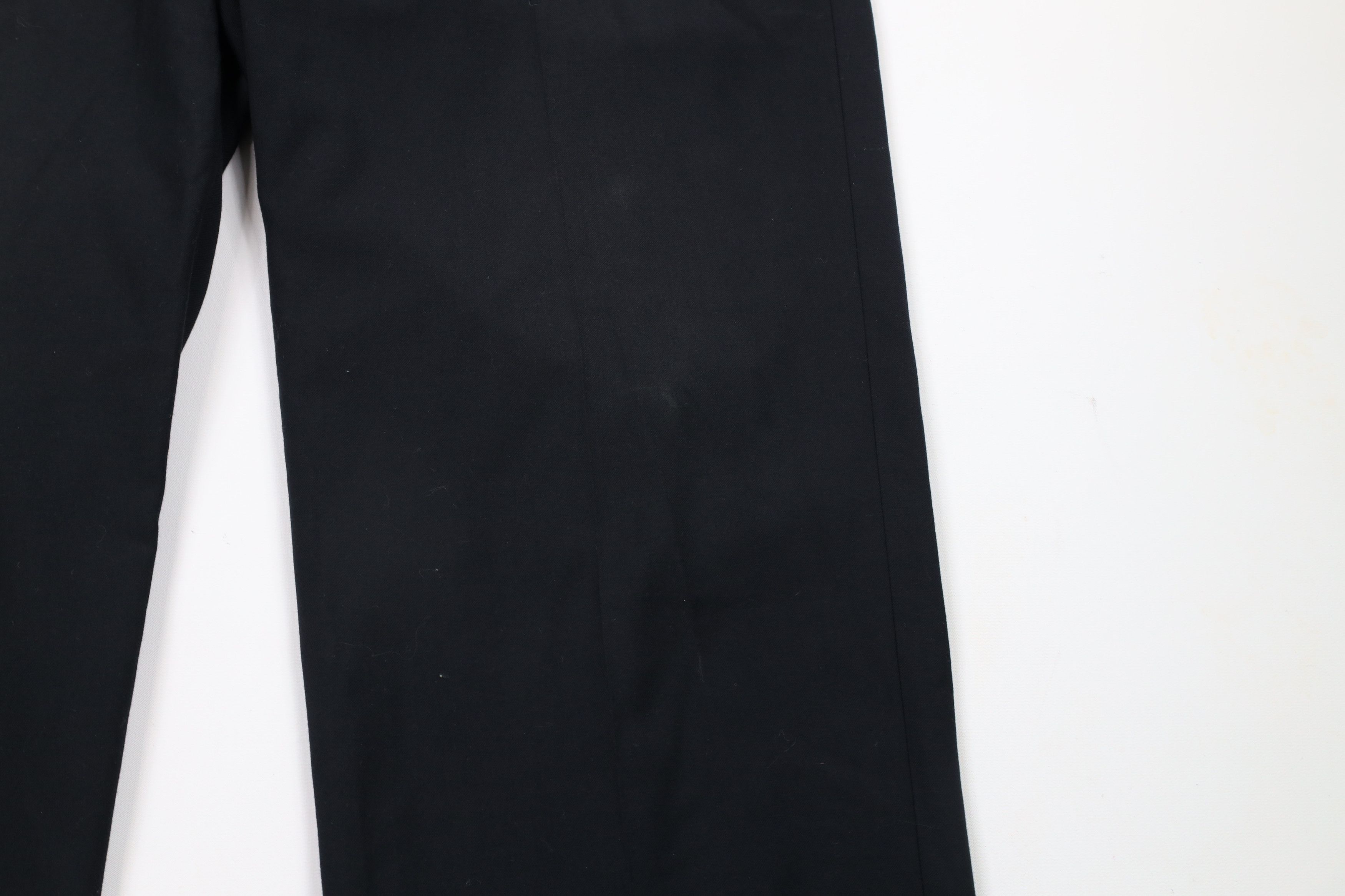 Ralph Lauren × Vintage Vintage Ralph Lauren Rayon Blend Wide Leg Chino Pants Black Size US 36 / EU 52 - 6 Thumbnail