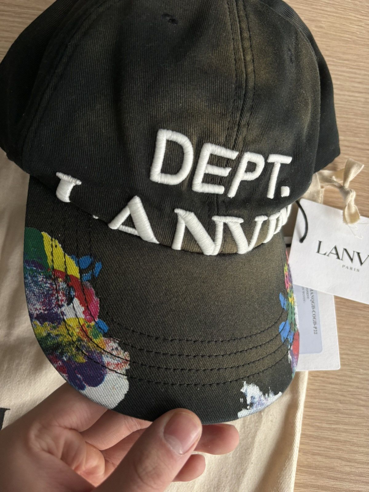 Gallery Dept. × Lanvin Lanvin/Gallery Dept Multicolor Paint Cap Size ONE SIZE - 2 Thumbnail