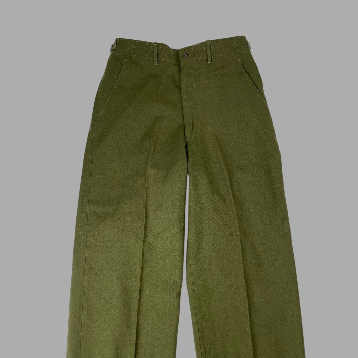 Vintage Vintage m-1951 og-108 pleated wool military trousers Size US 30 / EU 46 - 2 Thumbnail