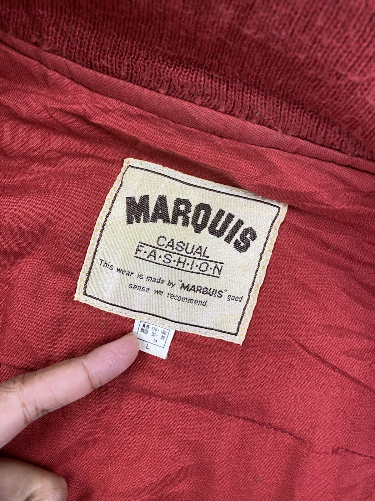 Japanese Brand Vintage Marquis 1963 Casual Fashion Cotton Bomber Jacket Size US XL / EU 56 / 4 - 10 Thumbnail