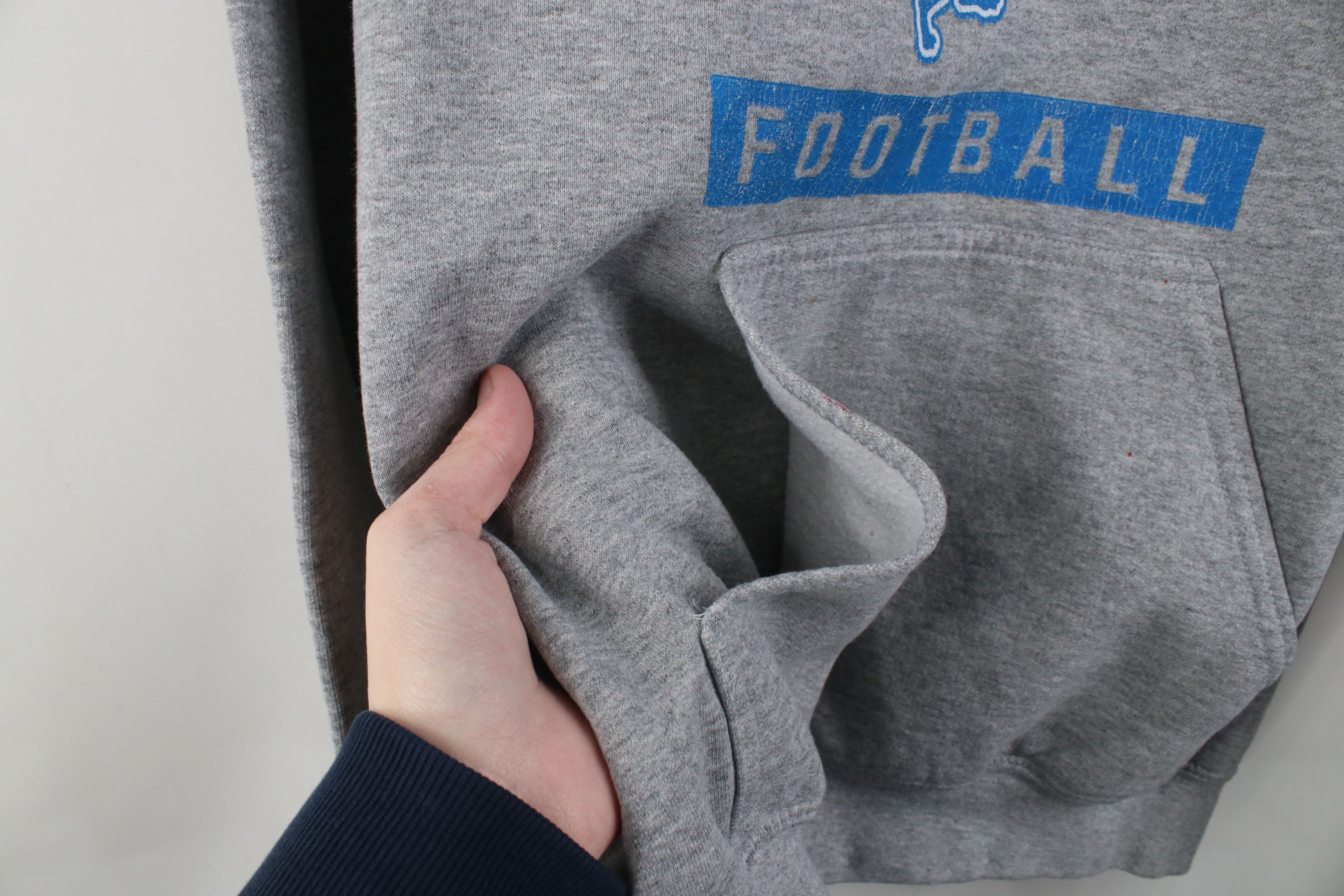 Vintage Vintage NFL Detroit Lions Football Hoodie Sweatshirt Gray Size US M / EU 48-50 / 2 - 8 Thumbnail