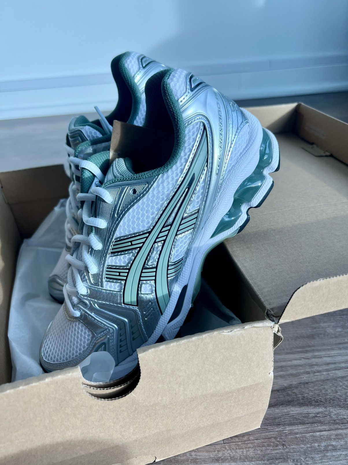 Asics ASICS Gel Kayano 14 Slate Grey Green Size US 7 / EU 40 - 7 Thumbnail