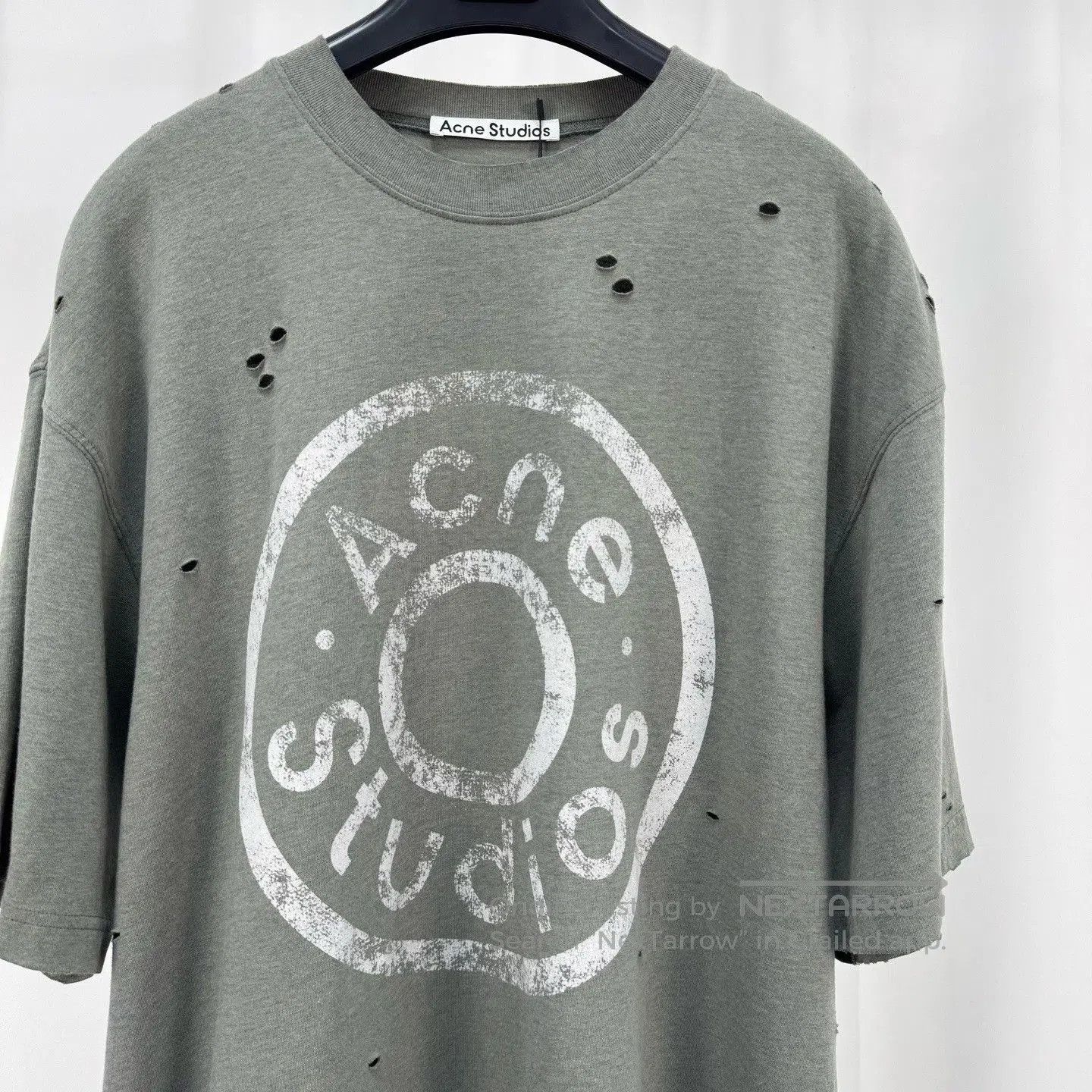 Acne Studios Acne Studios 25 Destroyed Letter Short Sleeve. Size US S / EU 44-46 / 1 - 3 Thumbnail