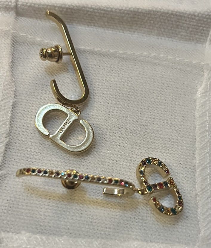 Dior Dior 30 MONTAIGNE EARRINGS Gold-Finish Metal Size ONE SIZE - 7 Thumbnail