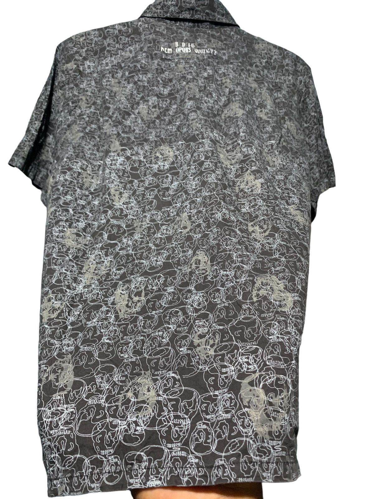 If Six Was Nine × In The Attic × Le Grande Bleu (L.G.B.) Y2k in The Attic skull prisone of society punk style shirt Size US L / EU 52-54 / 3 - 9 Thumbnail