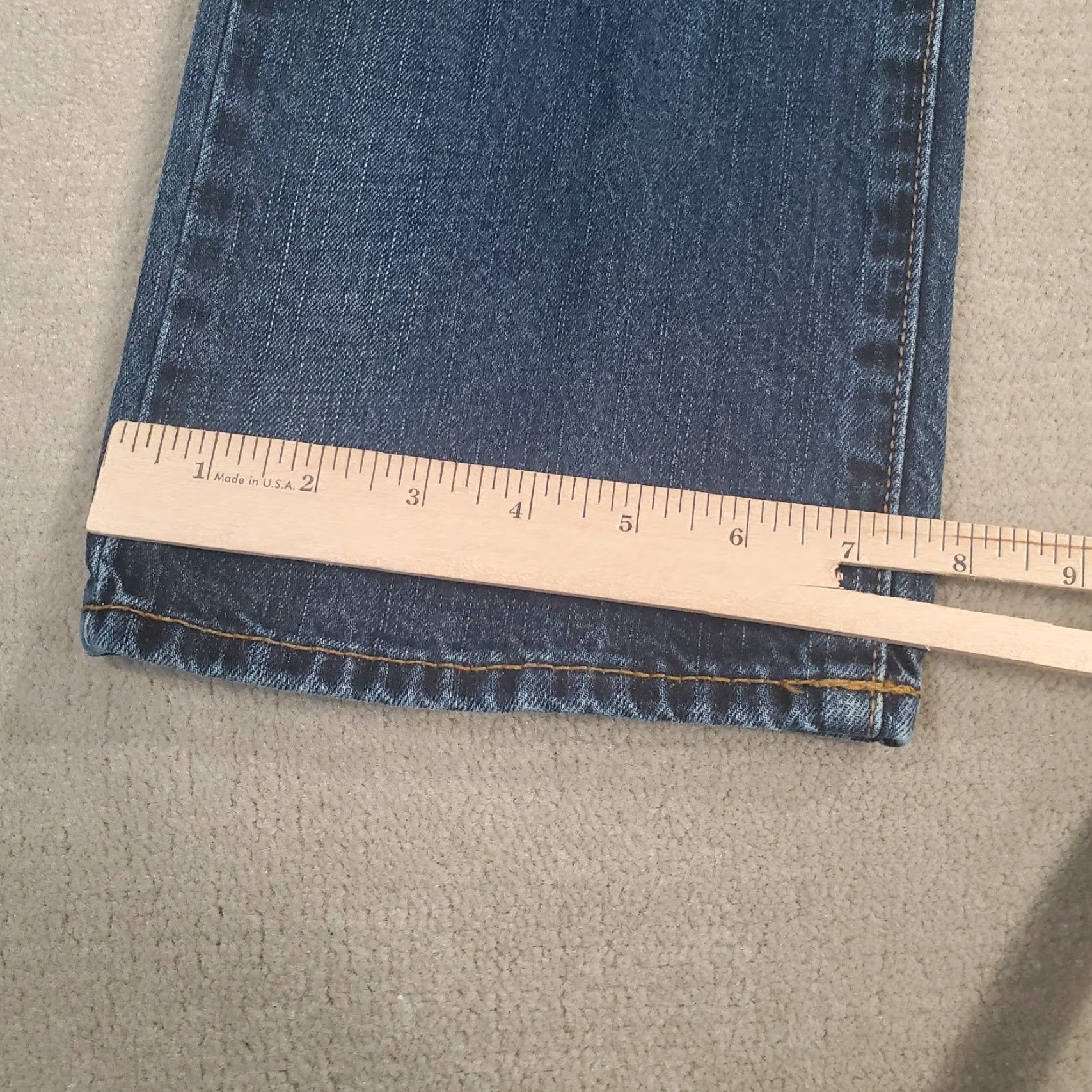 American Eagle Outfitters American Eagle Jeans Mens 30x30 Blue Denim Straight Leg Faded Dark Wash Original Logo Size US 30 / EU 46 - 6 Thumbnail