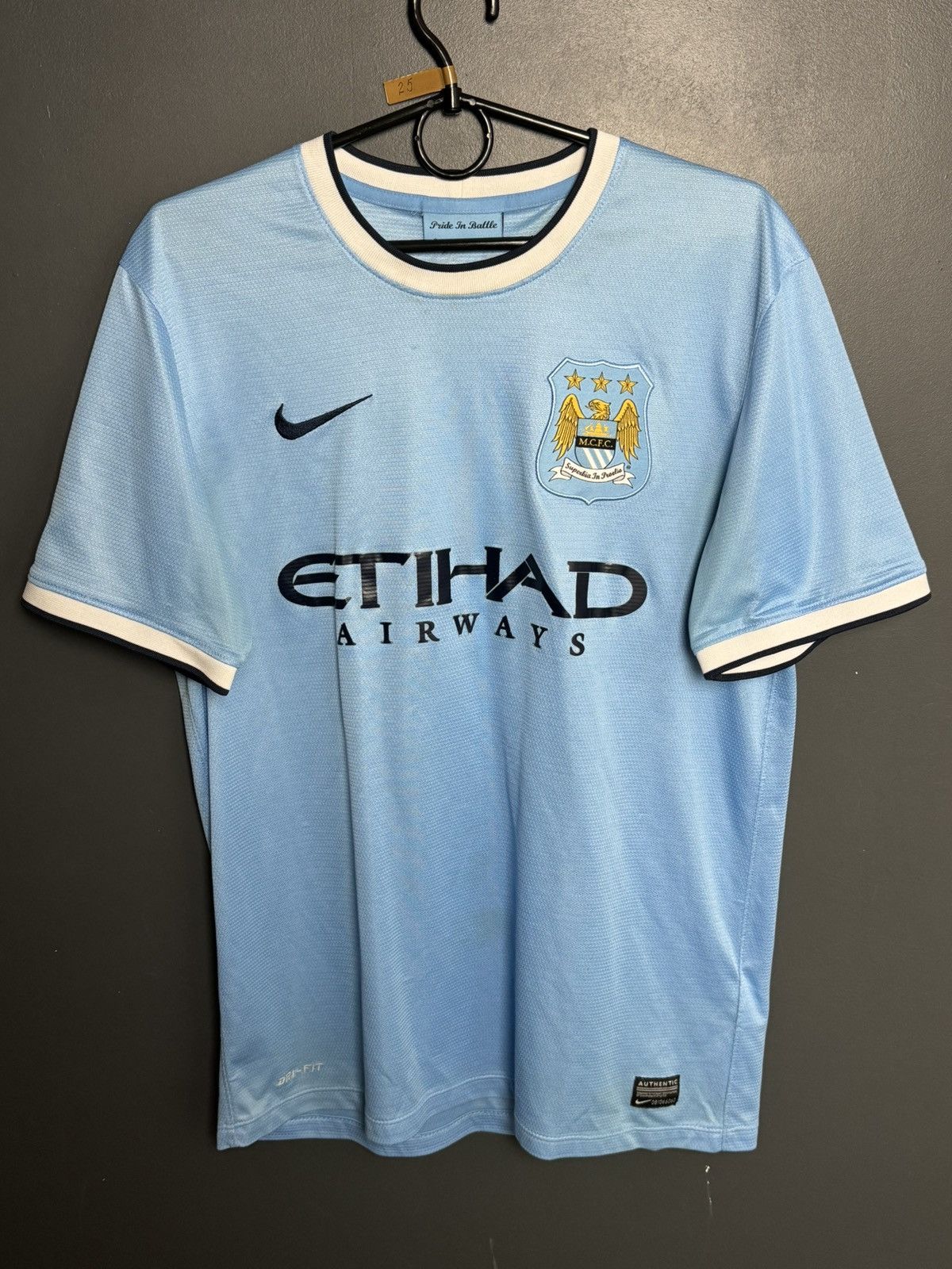 Nike Manchester City 13/14 Home Jesus Navas Football Jersey Size US M / EU 48-50 / 2 - 2 Thumbnail