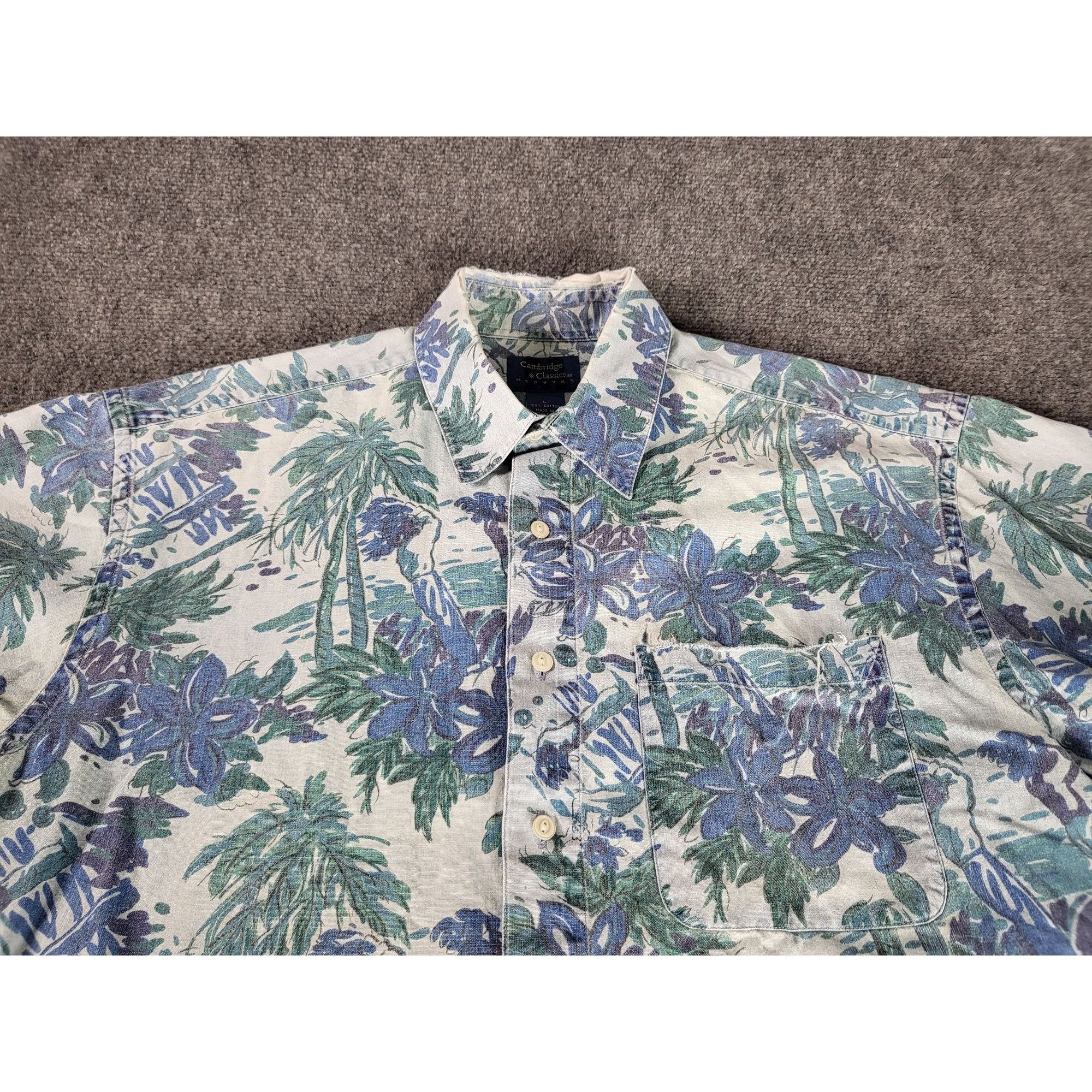 Vintage Vintage Mervyns Button Up Shirt Men Sz L Cambridge Classics Size US L / EU 52-54 / 3 - 2 Thumbnail