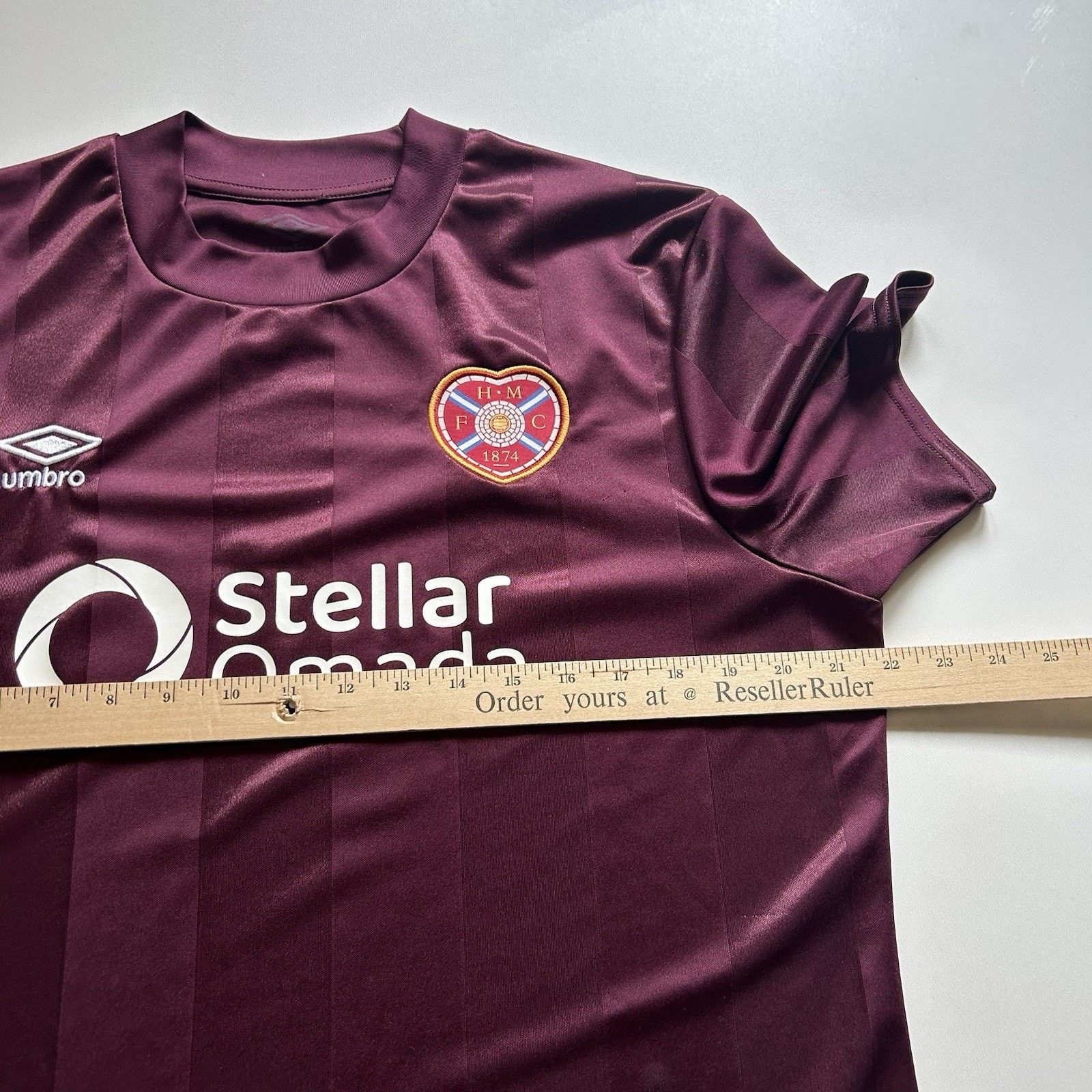 Umbro × Vintage Hearts FC Home Shirt 2024/25 Umbro Jersey Large Rare Size US L / EU 52-54 / 3 - 4 Thumbnail