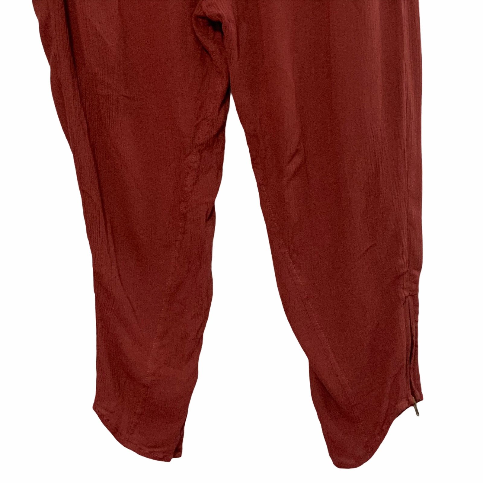 Free People Free People Boho Chic Rust Baggy Harem Pants Sm Cozy Belt Size 28" / US 6 / IT 42 - 7 Thumbnail