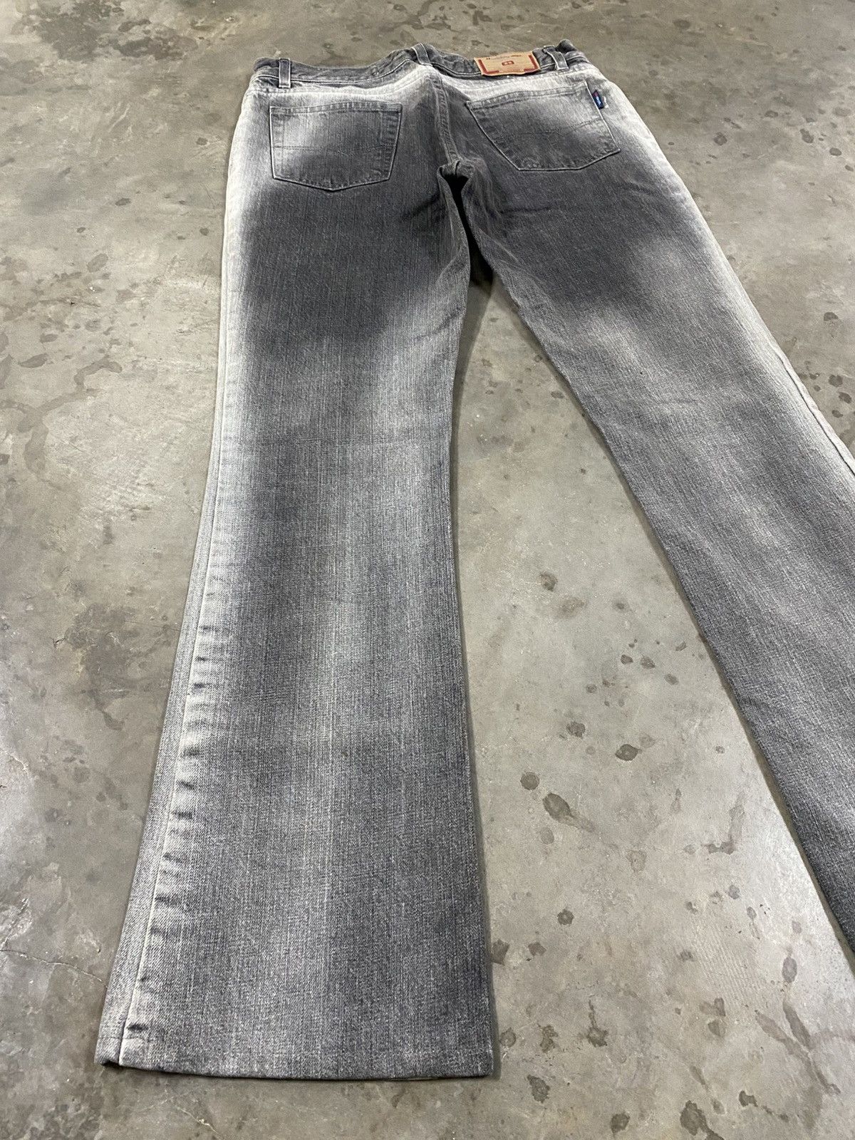 Seditionaries Flare Jeans Holiday Dept 2 Tone Black Italian Style @317 Size US 31 - 8 Thumbnail