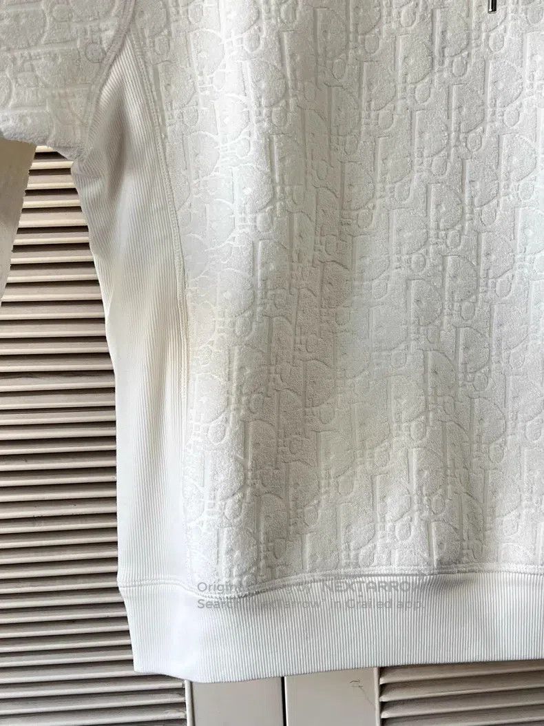 Dior Dior White towel hooded sweatshirt Size US L / EU 52-54 / 3 - 5 Thumbnail