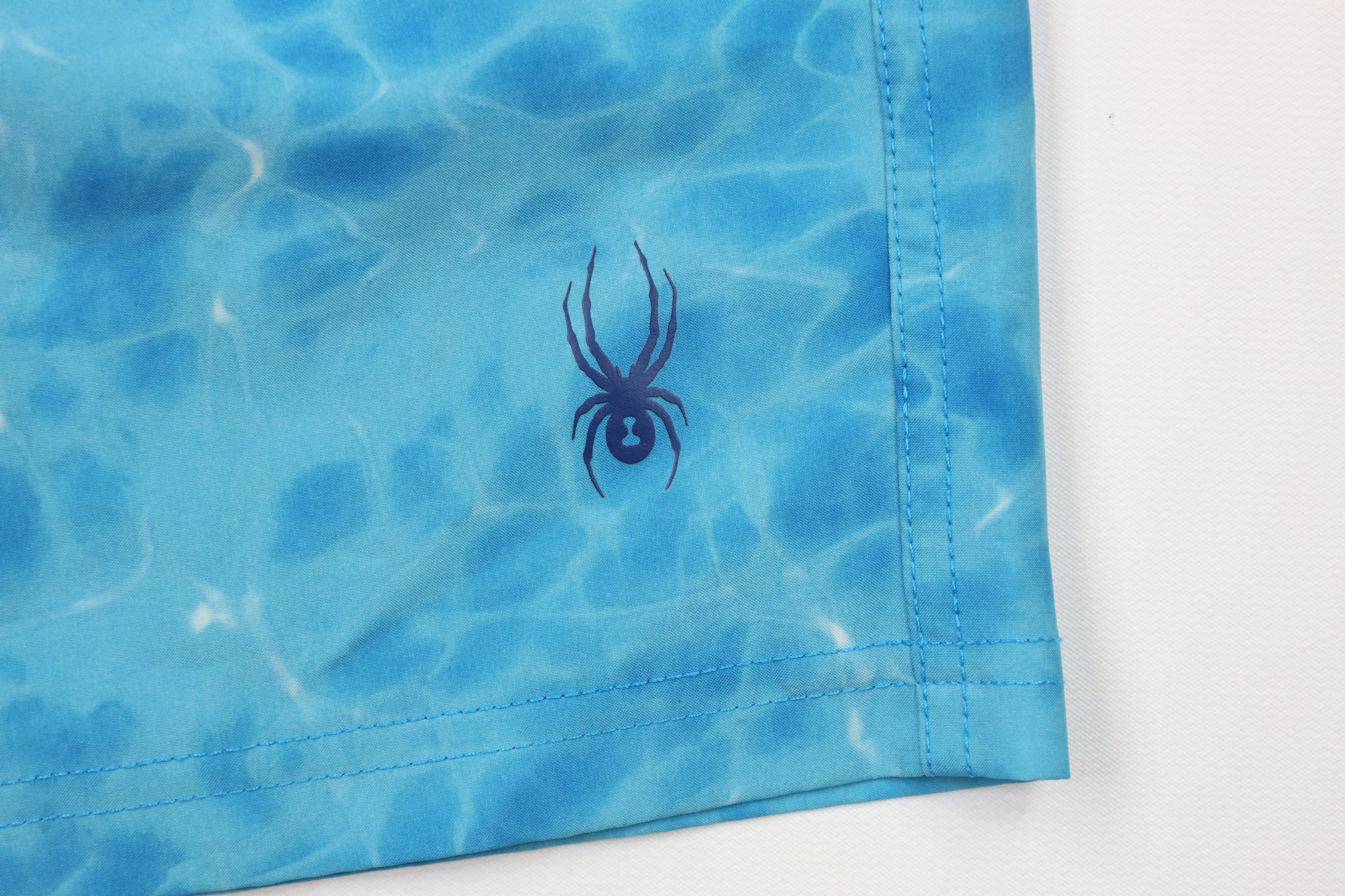 Spyder × Vintage Spyder Swim Acid Wash Stretch Lined Shorts Trunks Blue Size US 30 / EU 46 - 5 Thumbnail