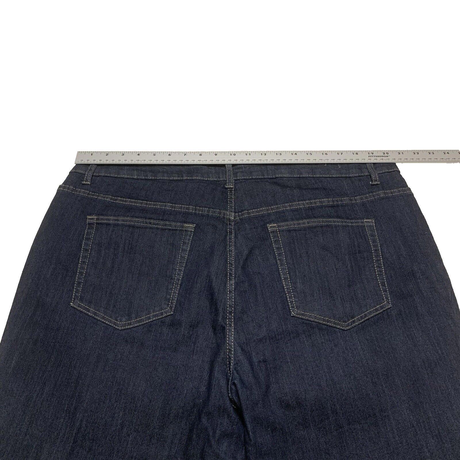 Other Avenue Denim Jeans Women's 22P Plus Dark Blue Stretch Size 42" / US 20 - 3 Thumbnail