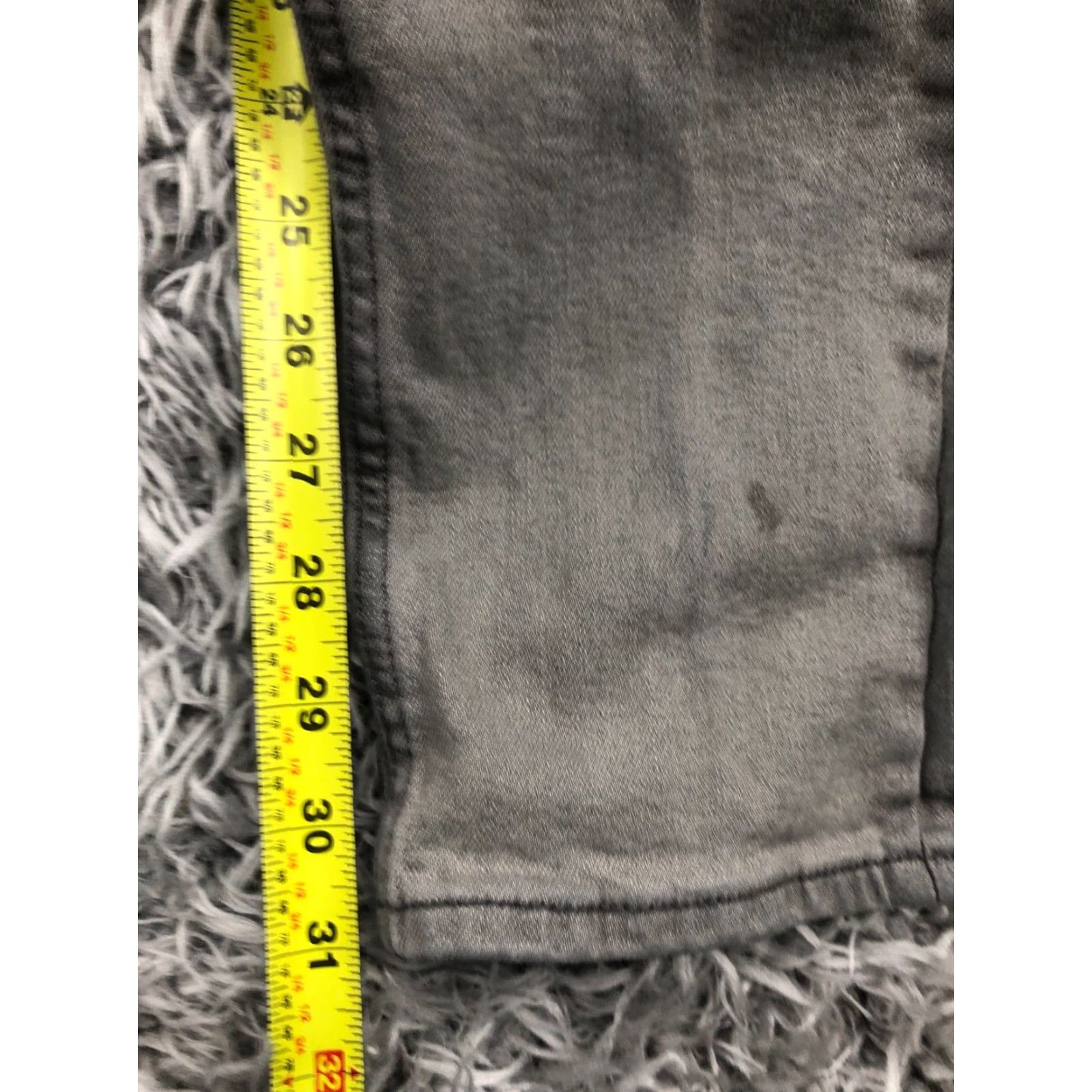 Old Navy Old Navy Jeans Mens Slim Straight 32x34 Mid Rise Gray Denim 5-Pocket Size US 32 / EU 48 - 3 Thumbnail