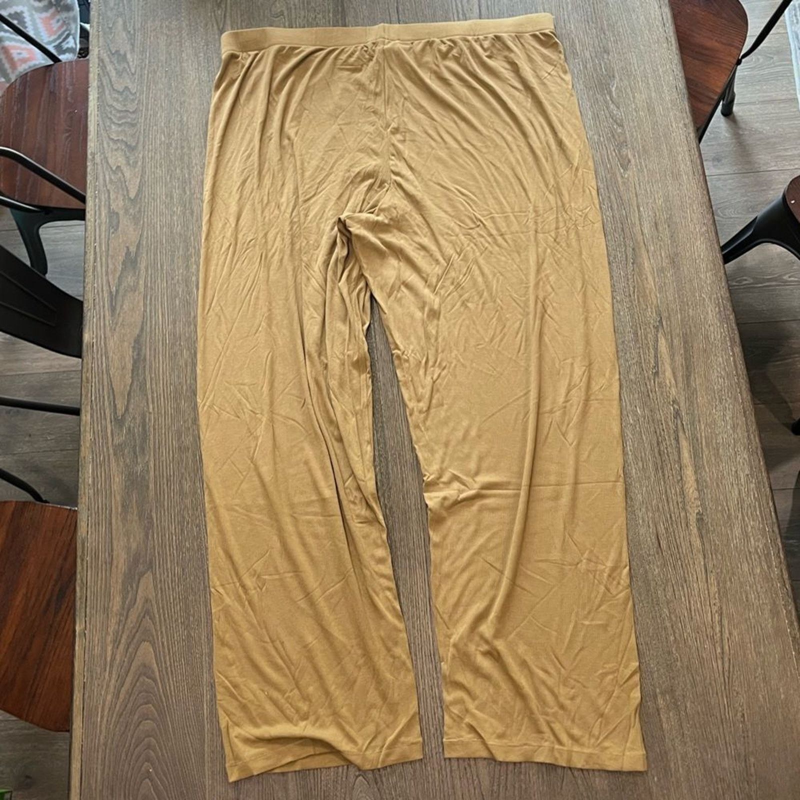 SKIMS NWT Skims Soft Lounge Sleep Pant Gold Size 4X Size 4XL / US 24-26 - 6 Thumbnail
