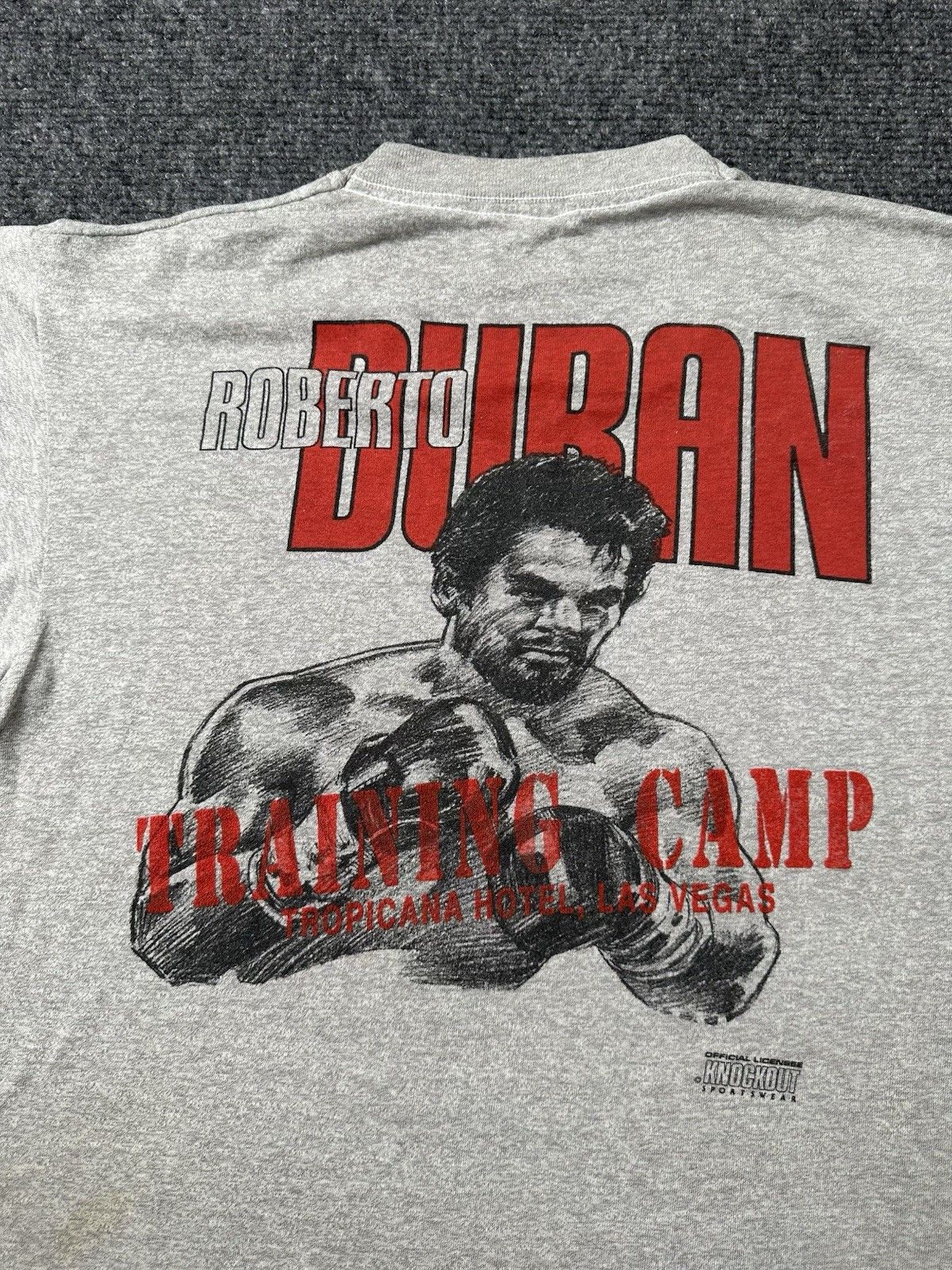 Other Mens Roberto Duran Boxing Training Camp Las Vegas 1980s Sz M Size US M / EU 48-50 / 2 - 4 Thumbnail