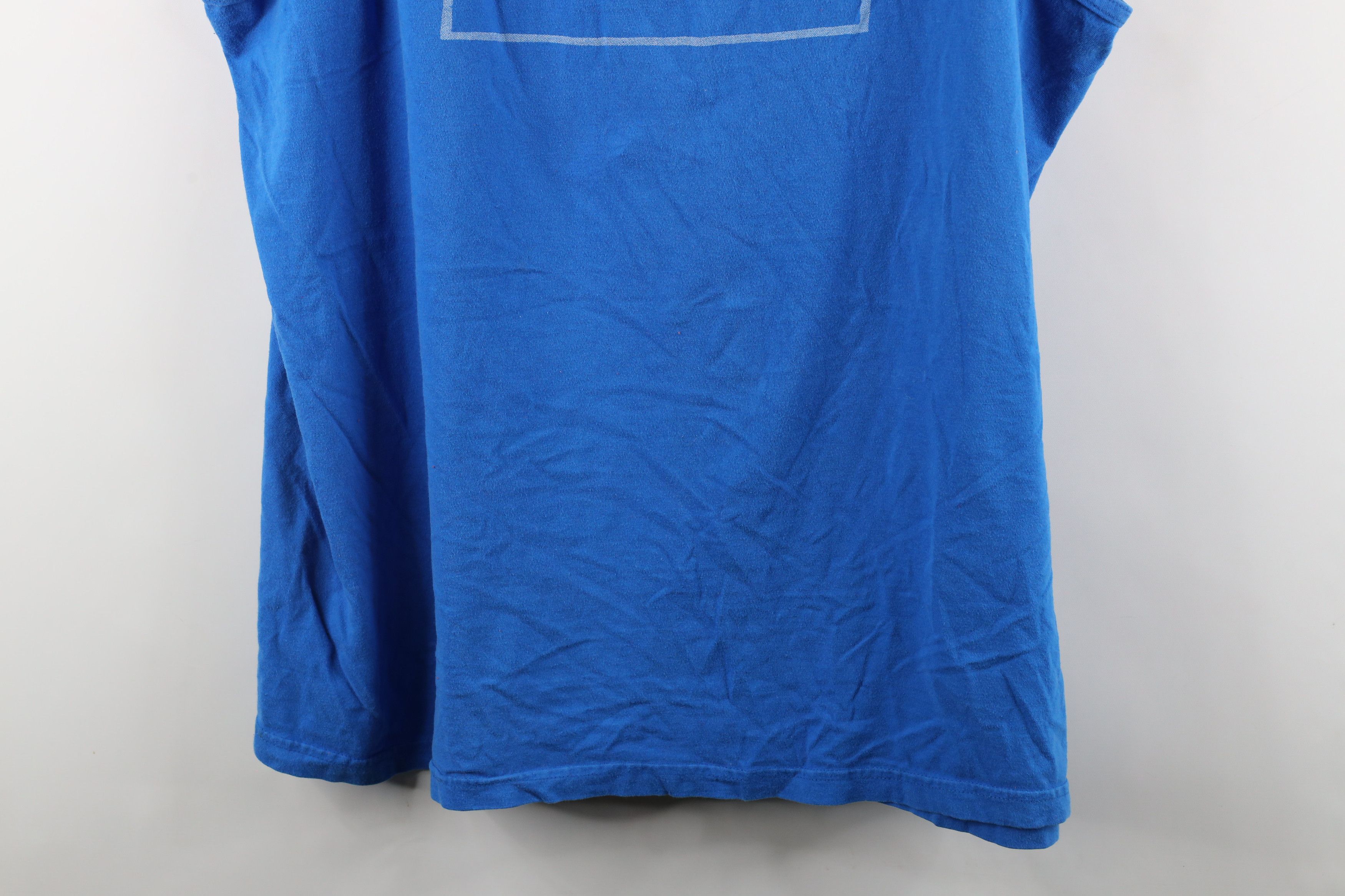 Quiksilver × Vintage Vintage 90s Quiksilver Surfing Logo Tank Top T-Shirt Blue Size US XXL / EU 58 / 5 - 10 Thumbnail