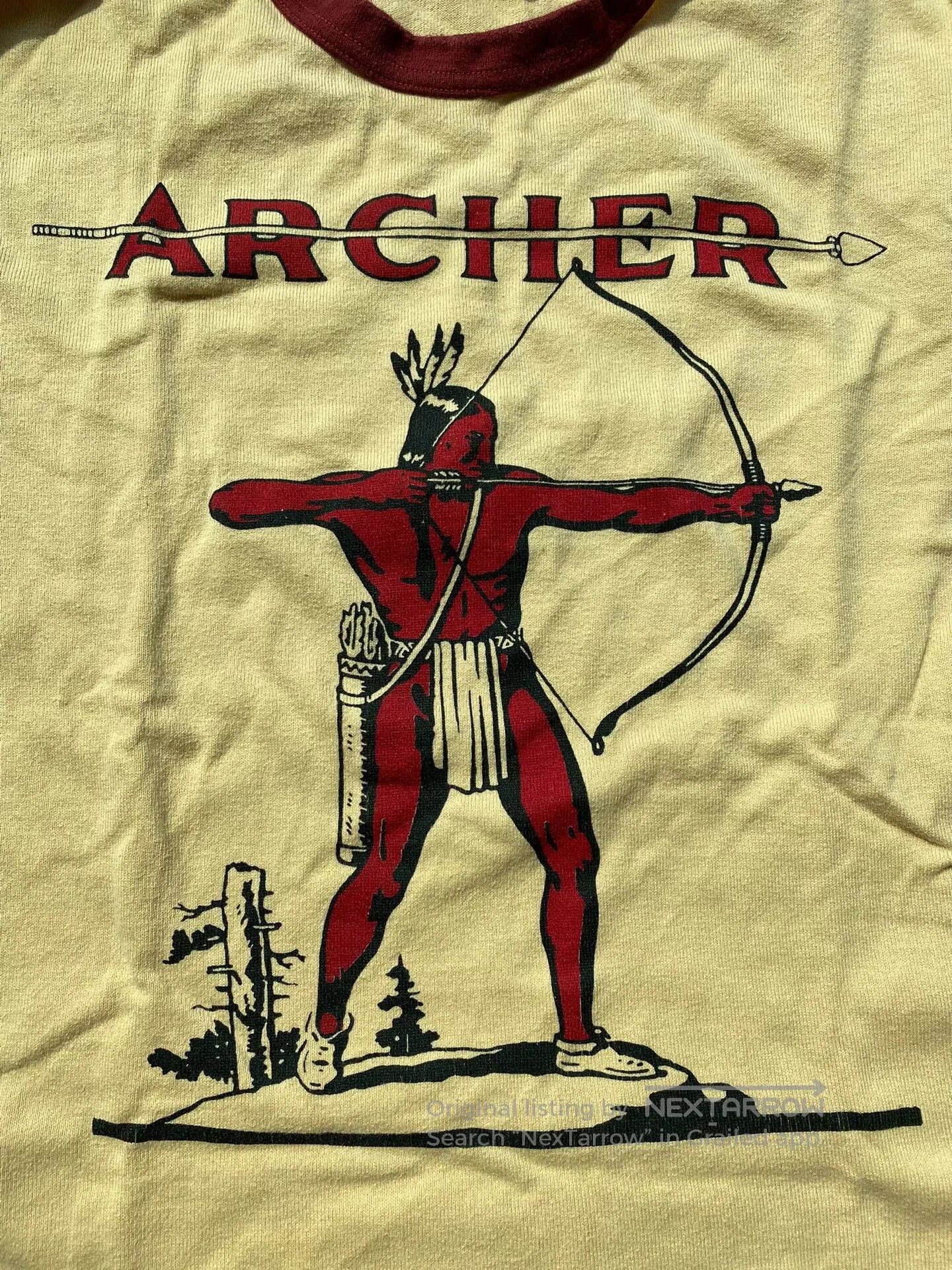 Freewheelers vintage archer graphic long sleeve shirt. Size US S / EU 44-46 / 1 - 3 Thumbnail