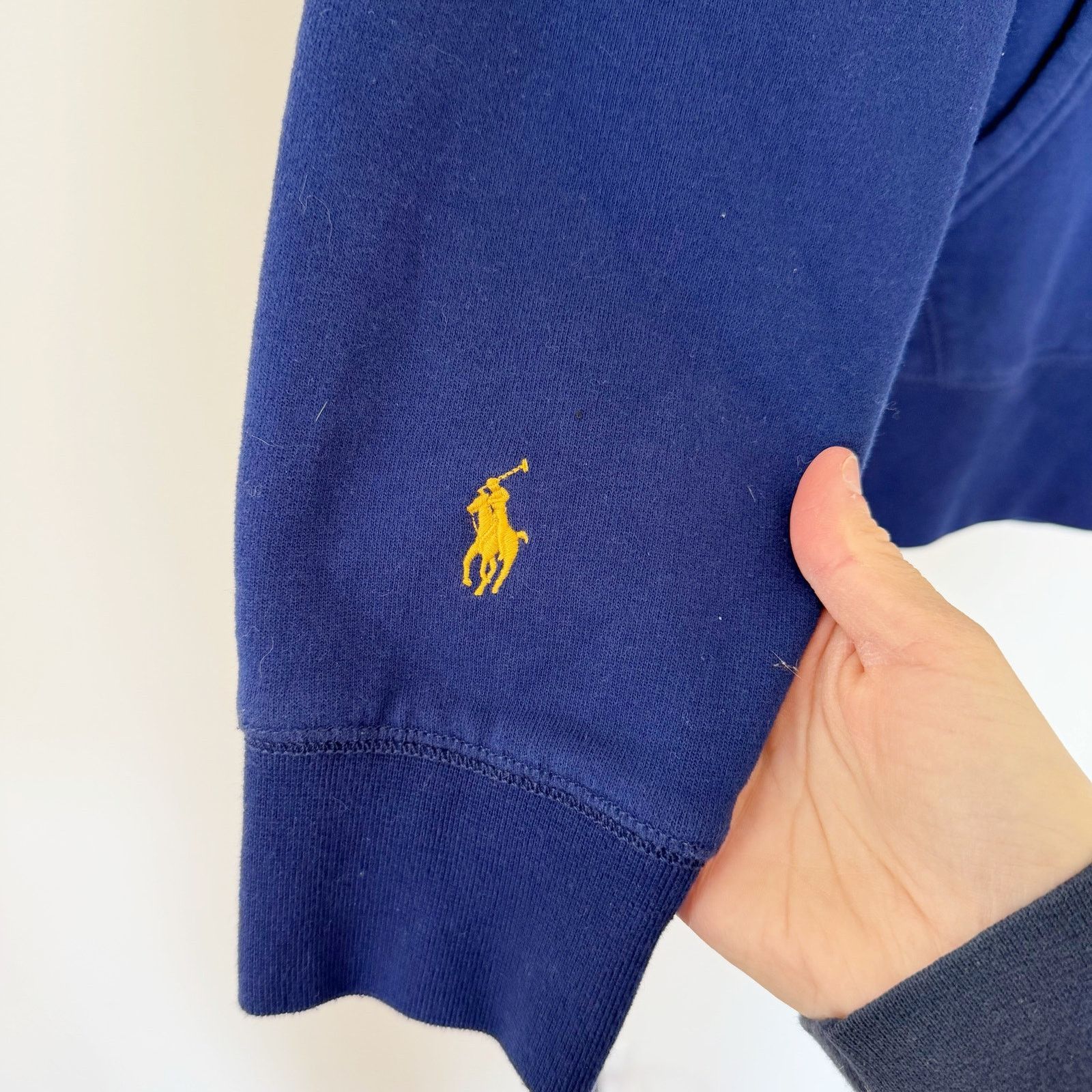 Polo Ralph Lauren Polo Ralph Lauren Blue Spell Out Hoodie Sz M Size US M / EU 48-50 / 2 - 5 Thumbnail