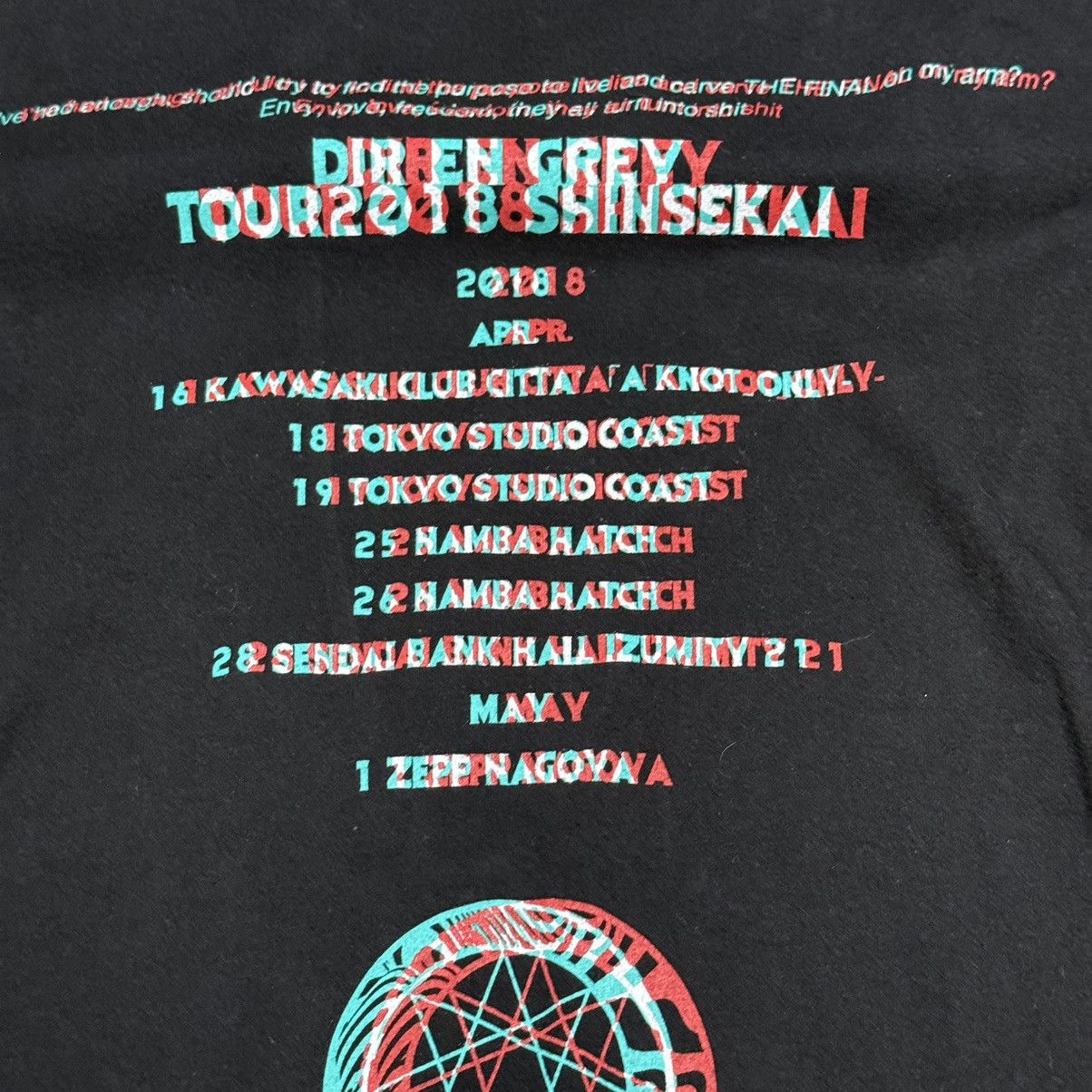 Other Dir En Grey Tour 2018 Official Merchandise Tag Deadly Claris Size US L / EU 52-54 / 3 - 6 Thumbnail