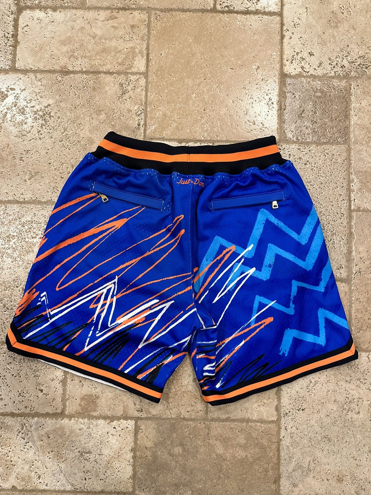 Just Don Just Don x Mitchell & Ness New York Knicks Scribble Shorts Size US 34 / EU 50 - 2 Thumbnail