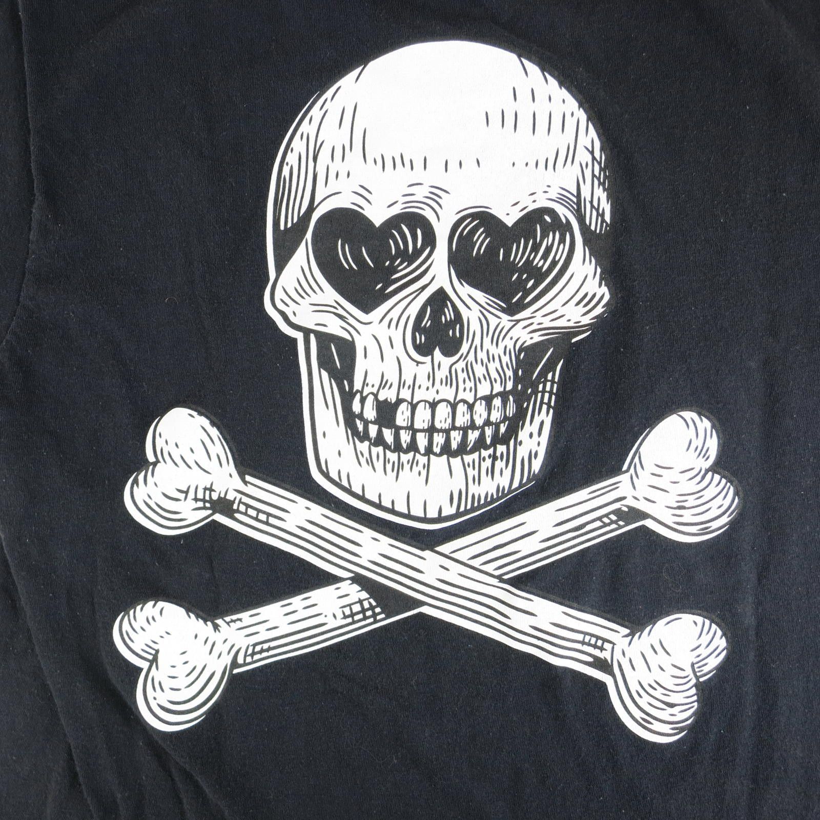 Champion Chomp Black Graphic Skull and Crossbones T-Shirt Medium Size US M / EU 48-50 / 2 - 5 Thumbnail