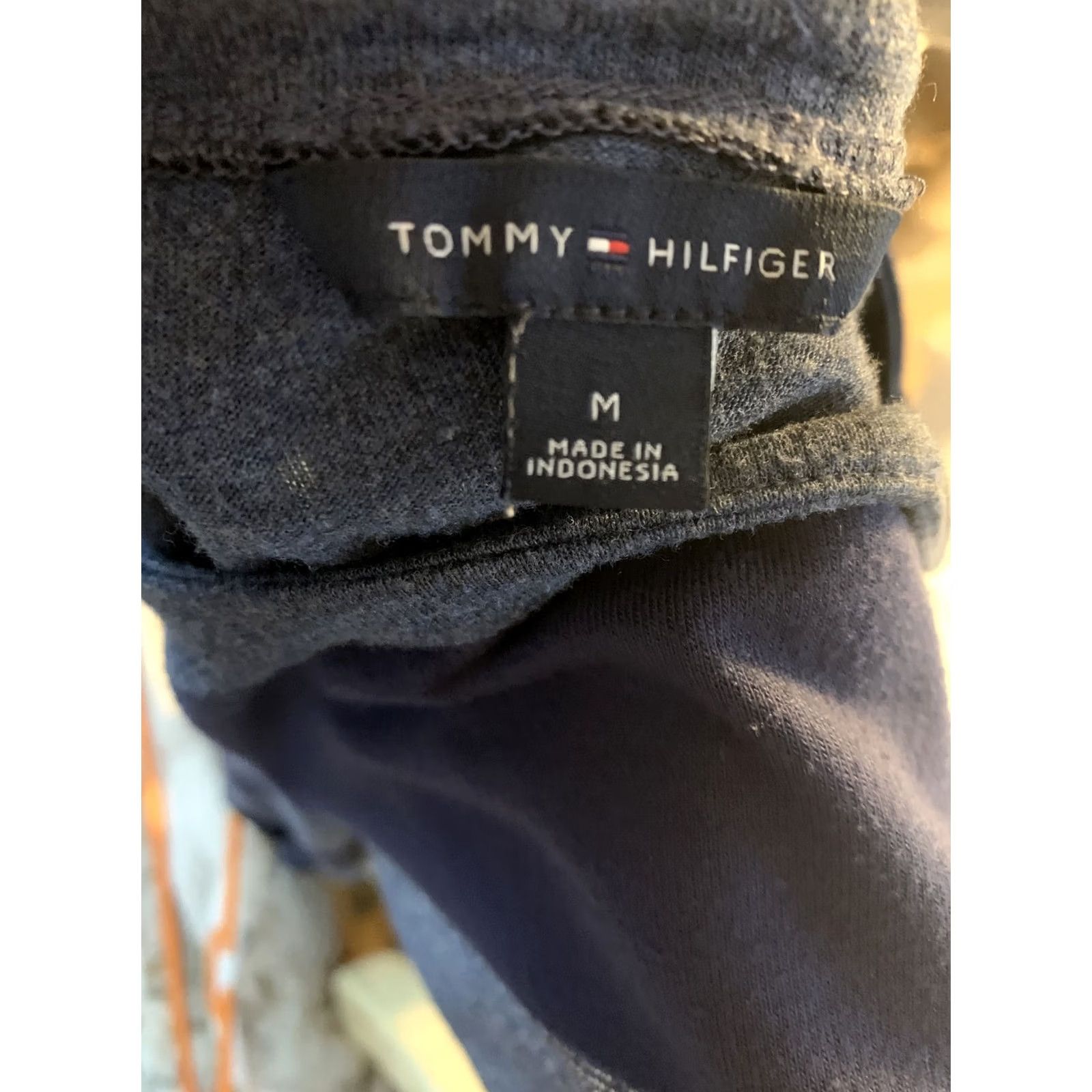 Tommy Hilfiger Tommy Hilfiger Women’s Boat Neck Glitter Thread Top 3/4 Sleeve Navy M Adults Womens Size M / US 6-8 / IT 42-44 - 6 Thumbnail