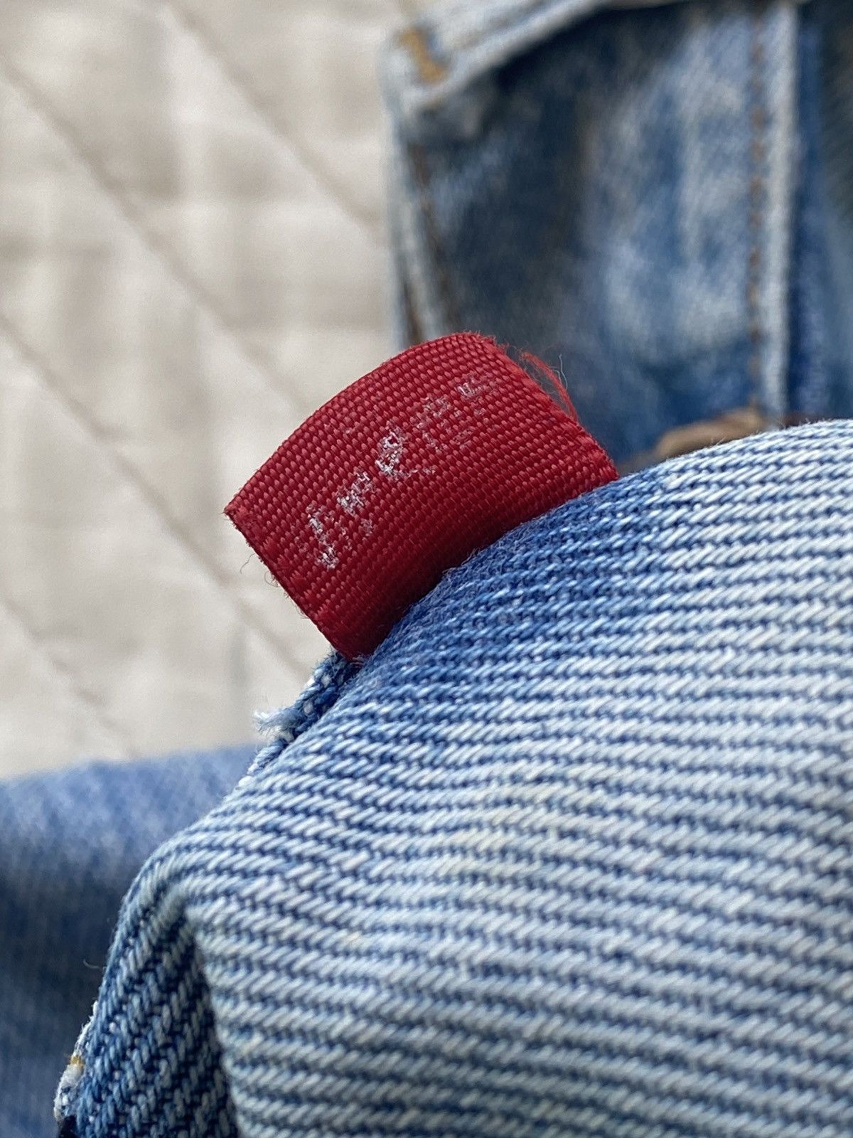 Levi's True Vintage 70s Levis 501 Small E Selvedge Size US 30 / EU 46 - 14 Thumbnail
