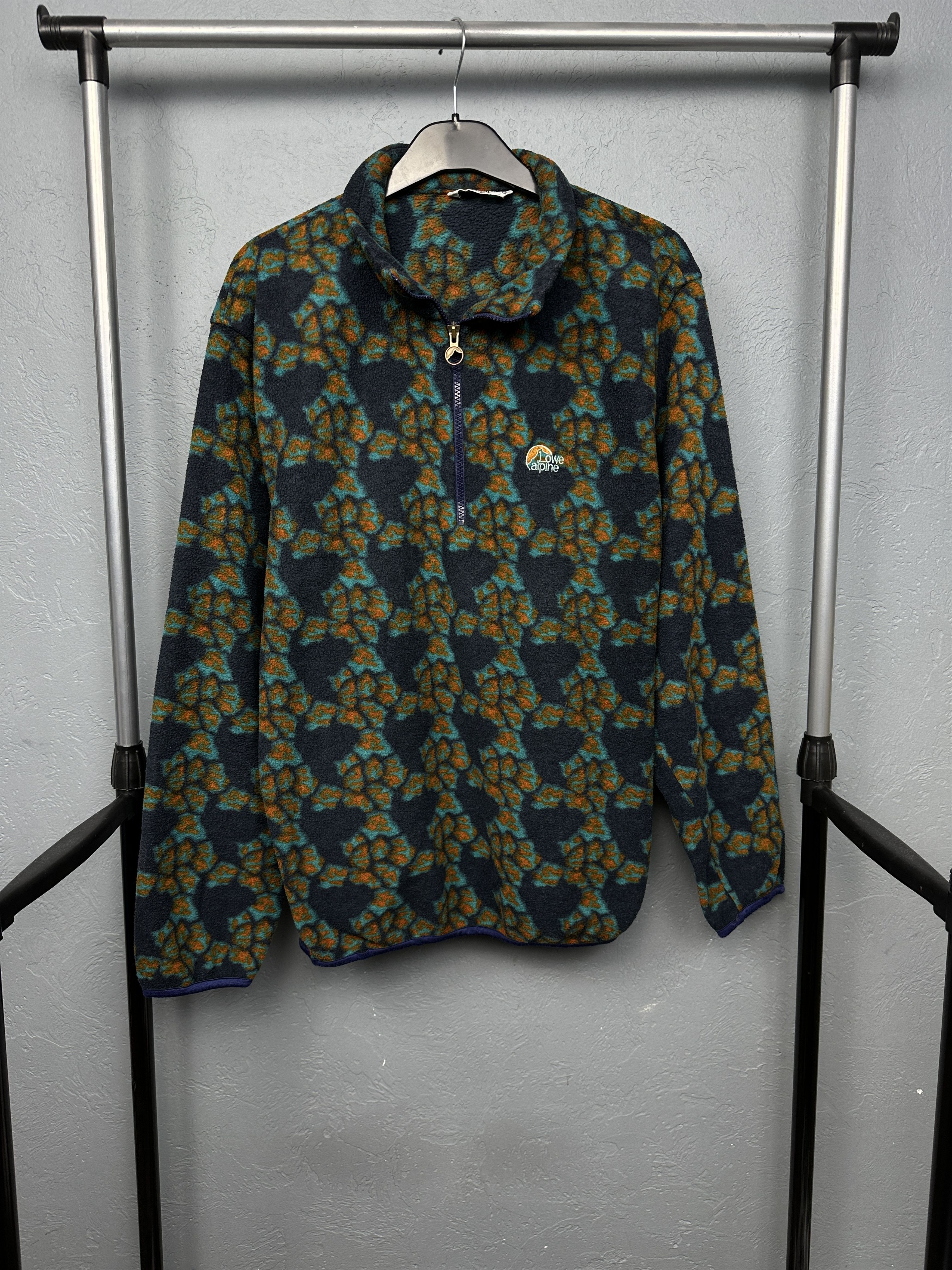Vintage Lowe Alpine Vintage Mens Half Zip Fleece Jacket Size US XL / EU 56 / 4 - 1 Thumbnail