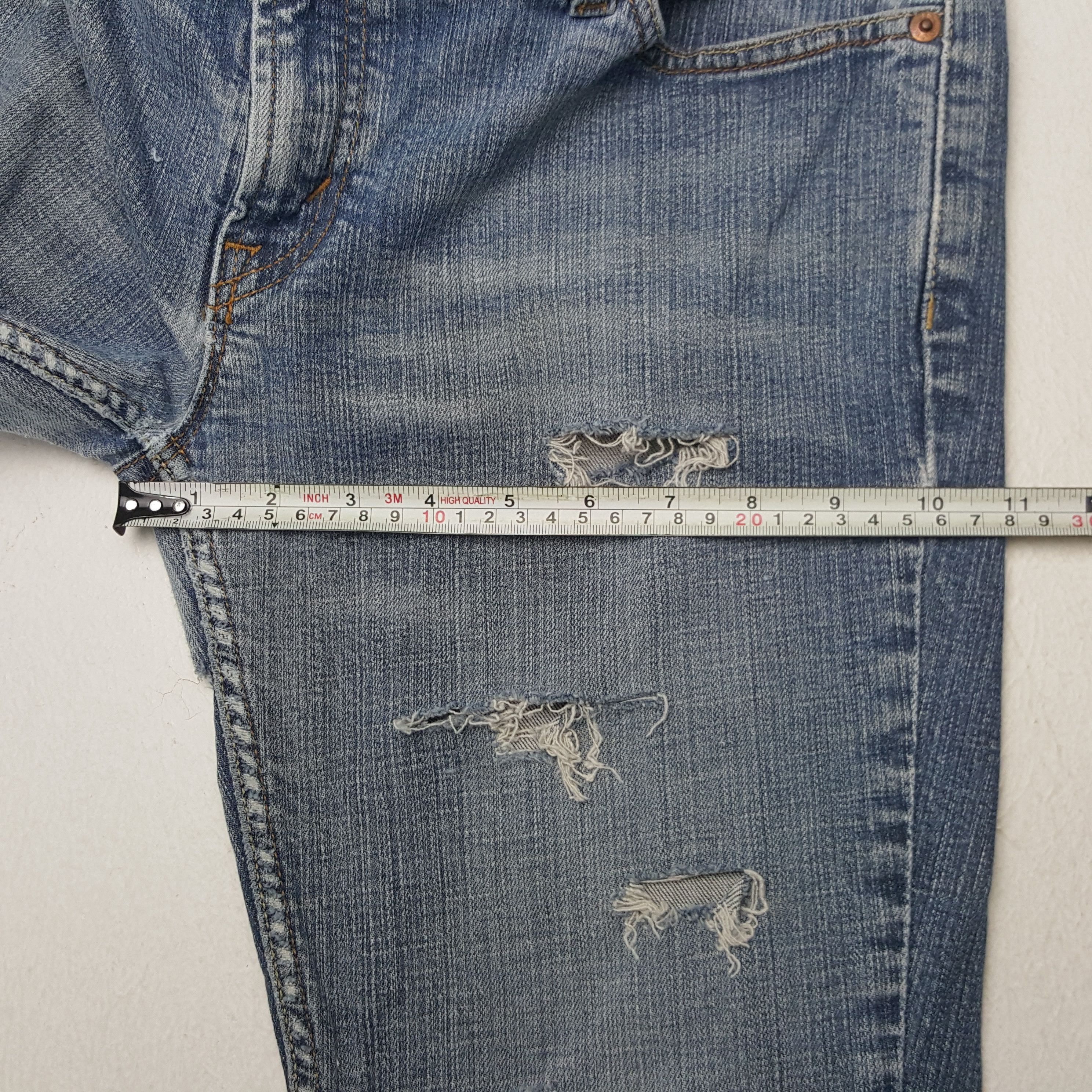 Levi's × Vintage Vintage Levi's American Distressed Style Denim Jeans Size US 34 / EU 50 - 11 Thumbnail