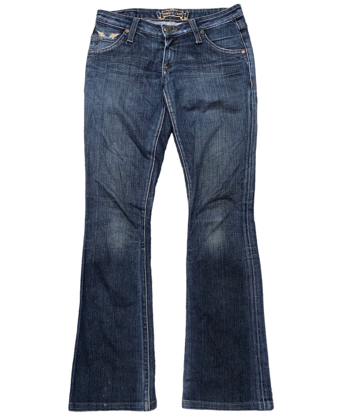 Robins Jeans Vintage Robins Jean low rise flared denim pants Size US 29 - 2 Thumbnail