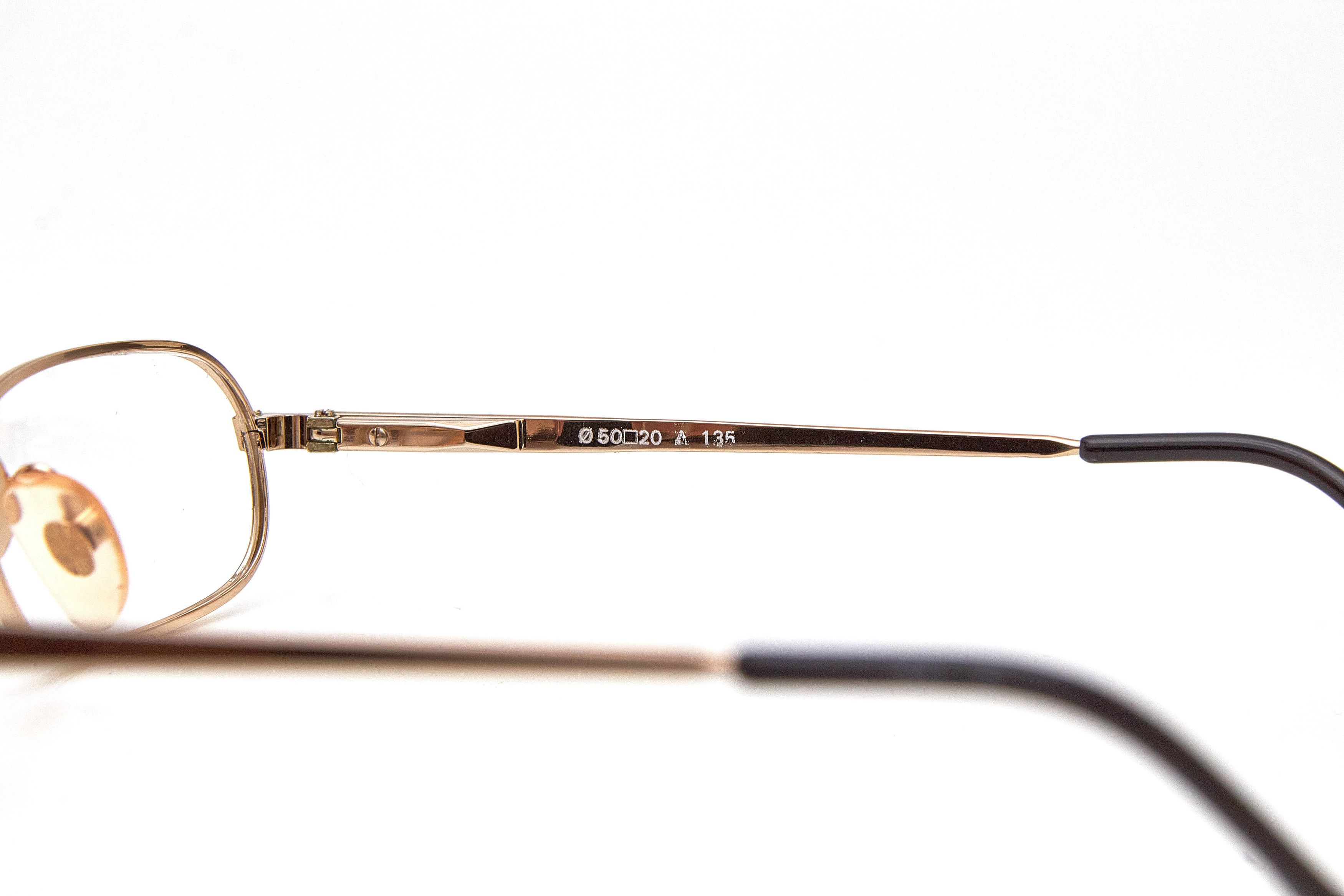 Vintage Old Money Pierre Daniel Gold Half-Oval Quiet-Lux Specs Size ONE SIZE - 7 Thumbnail